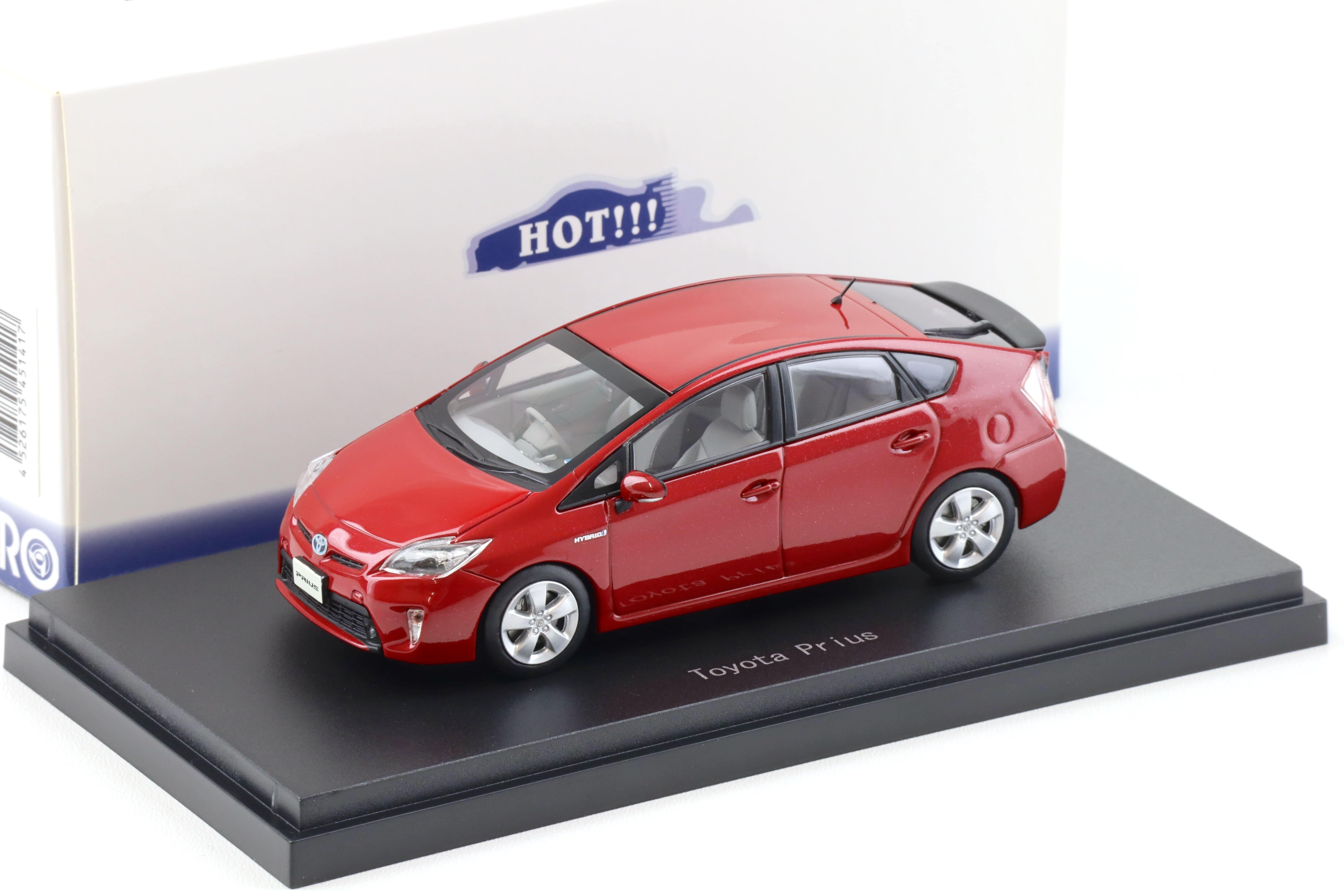 1:43 Ebbro Toyota Prius red Mica metallic 2012