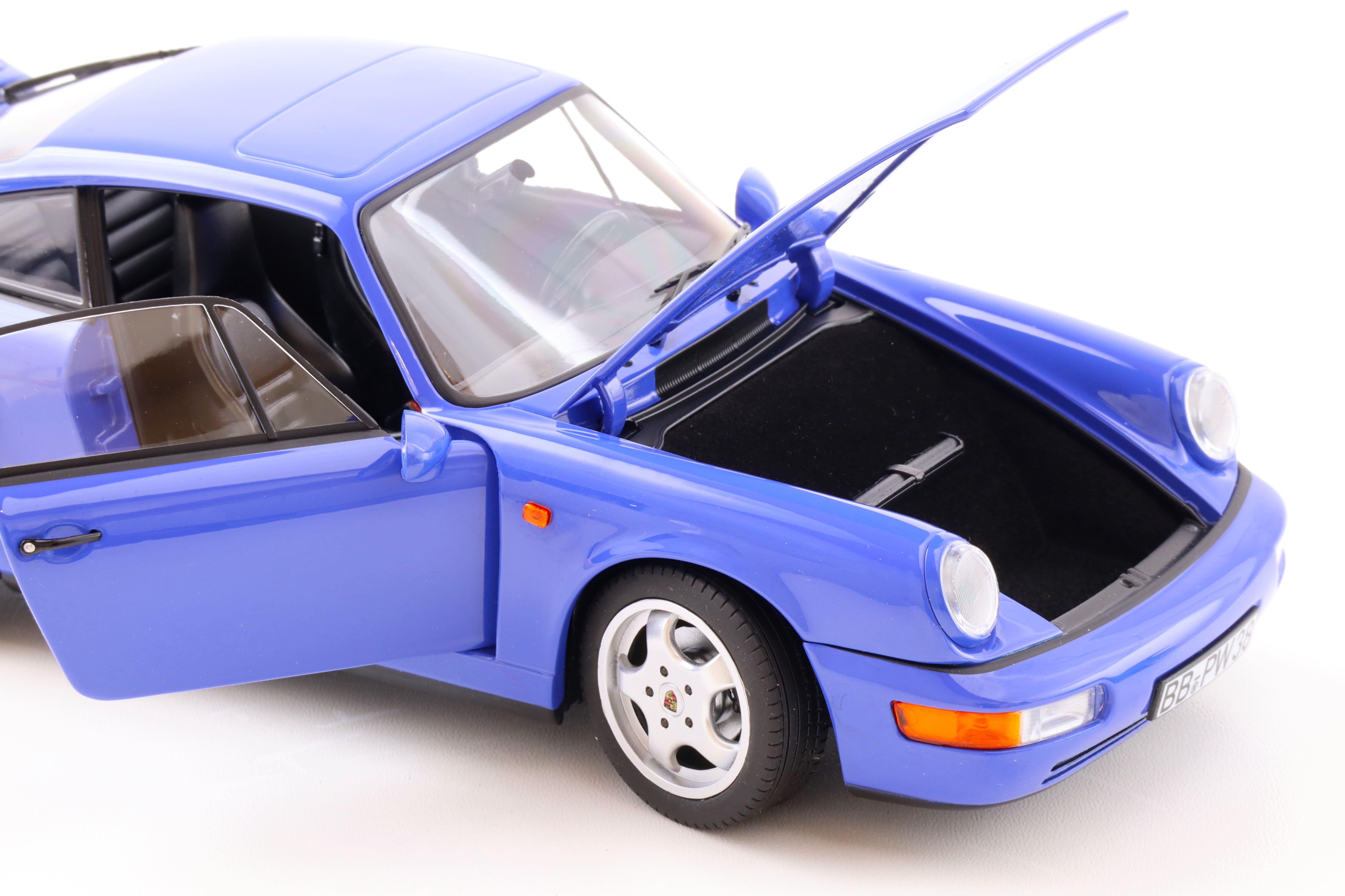 1:18 Norev Porsche 911 (964) Carrera 4 Coupe 1990 Maritim blue - Limited 504 pcs.