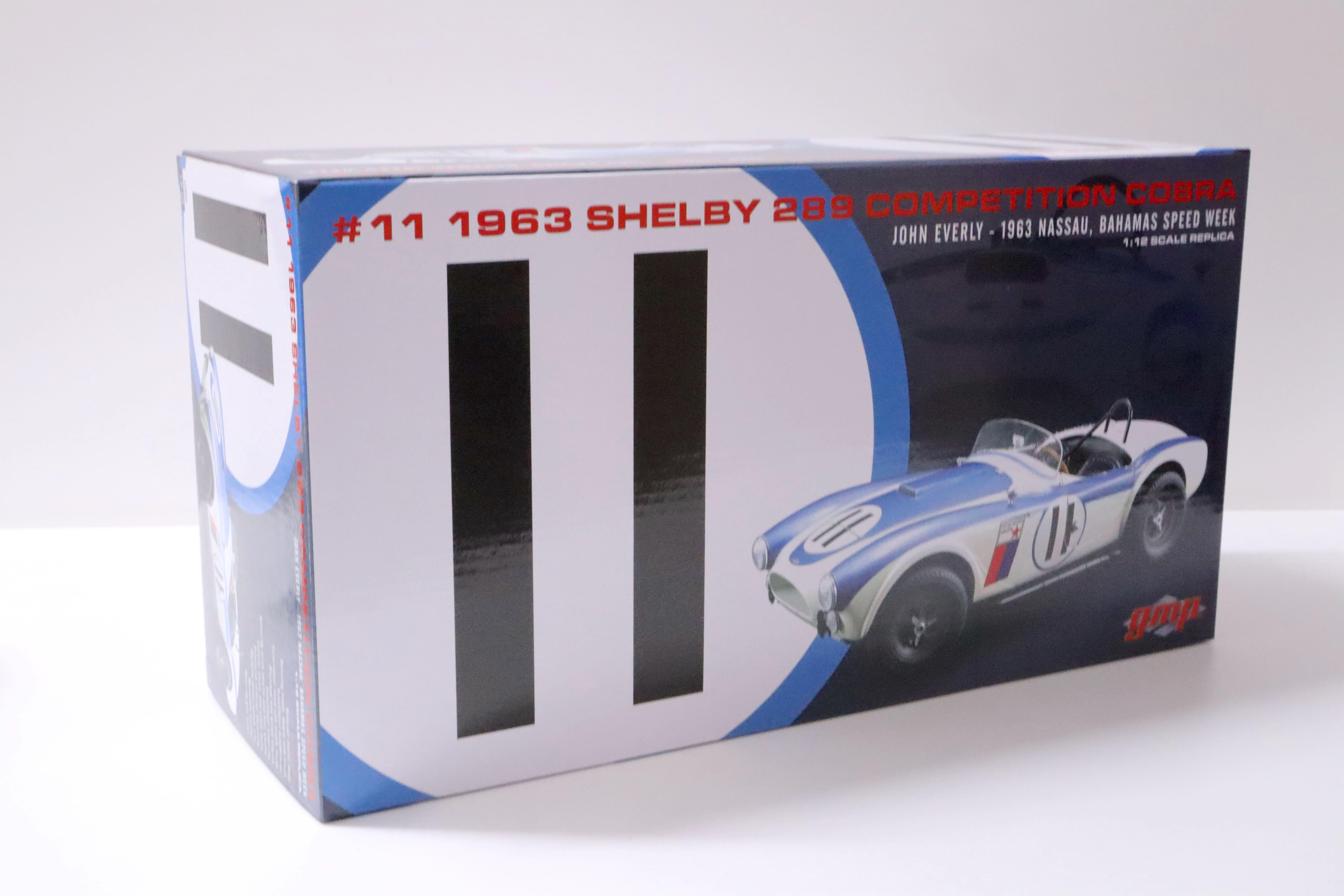 1:12 GMP 1963 Shelby 289 Competition Cobra Nassau Speed Week #11 John Everly