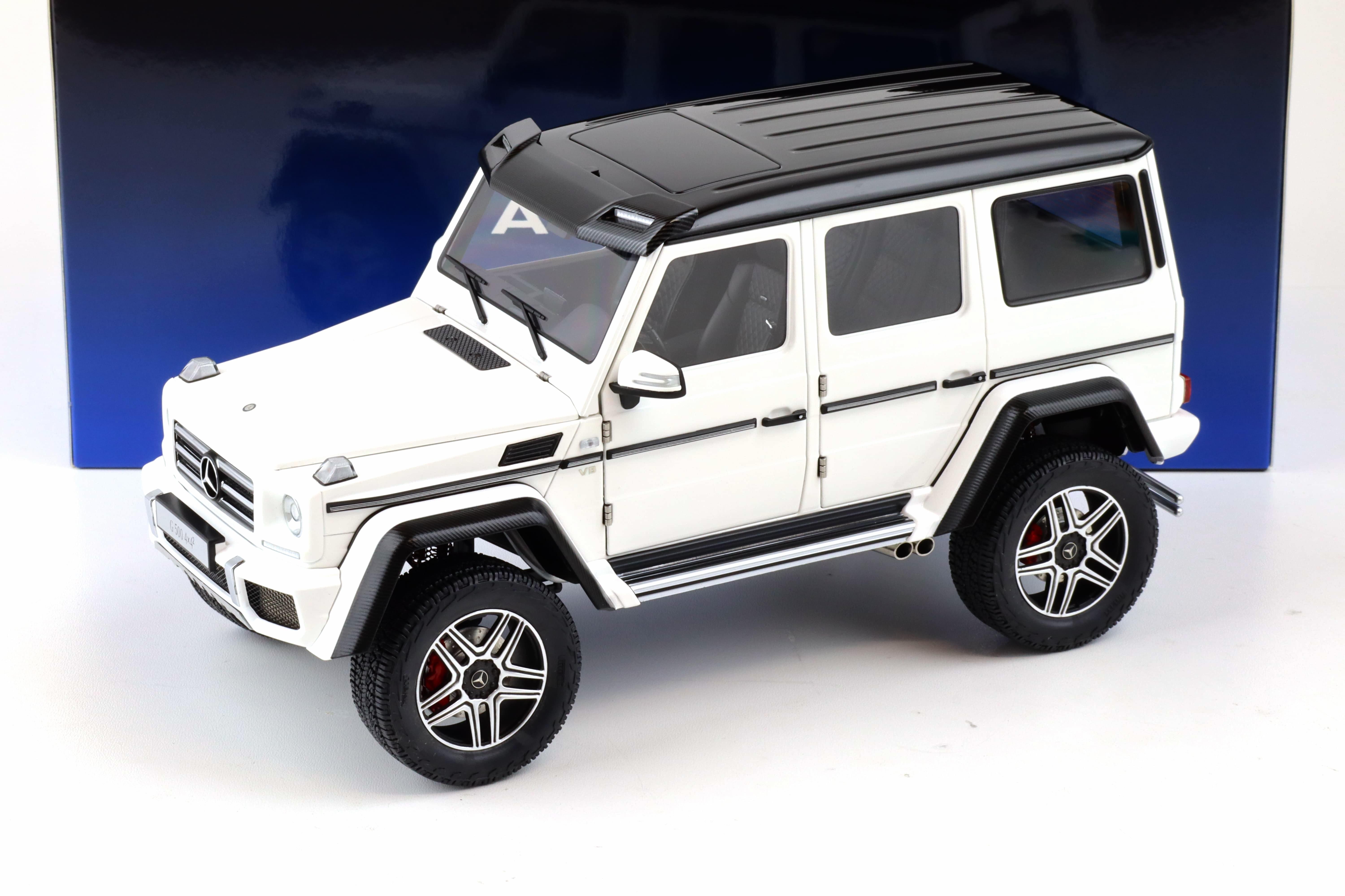 1:18 AUTOart Mercedes G500 4×4² G-Klasse Gloss white 76316