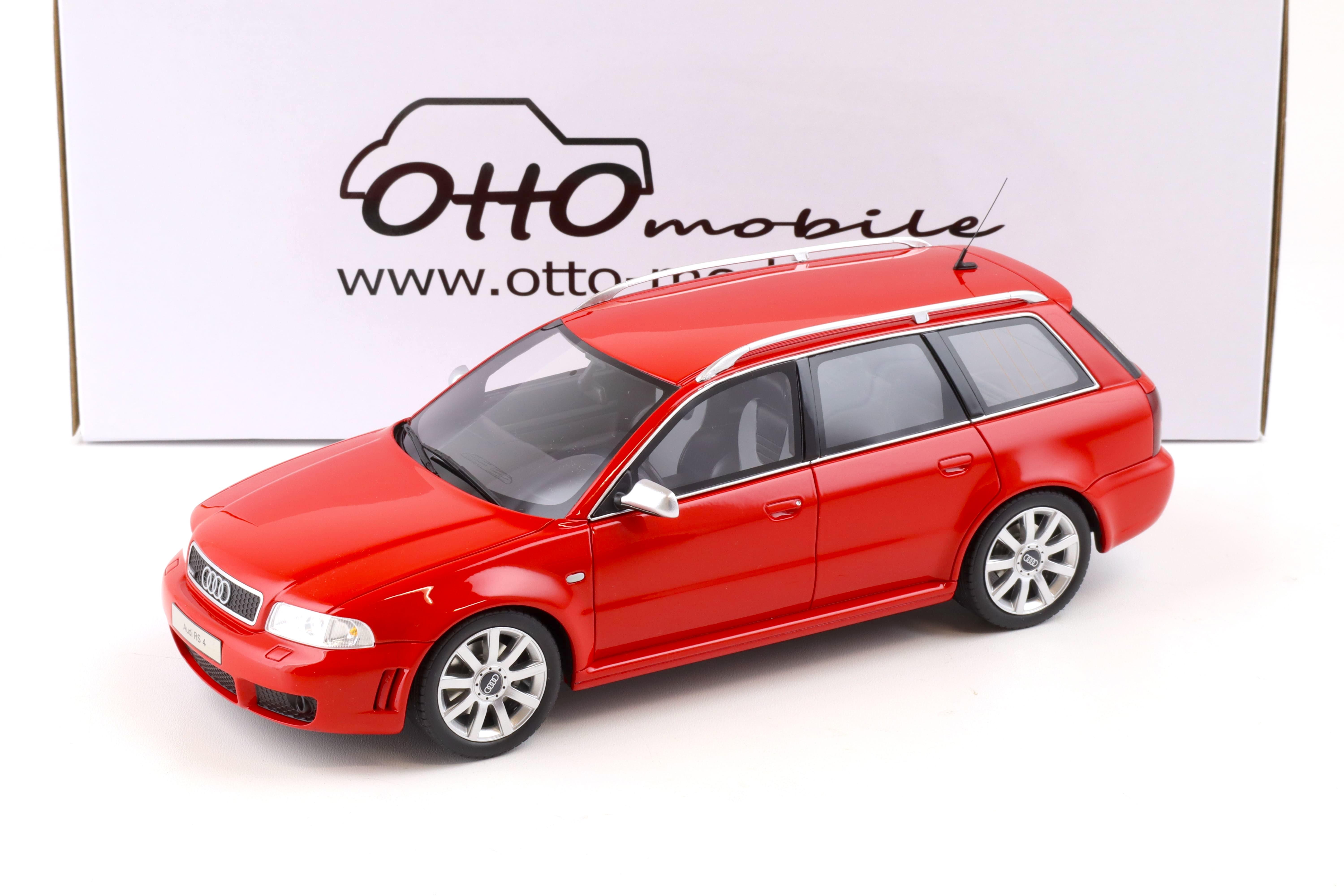 1:18 OTTO mobile OT1026B Audi RS4 Avant B5 Misano red 2000