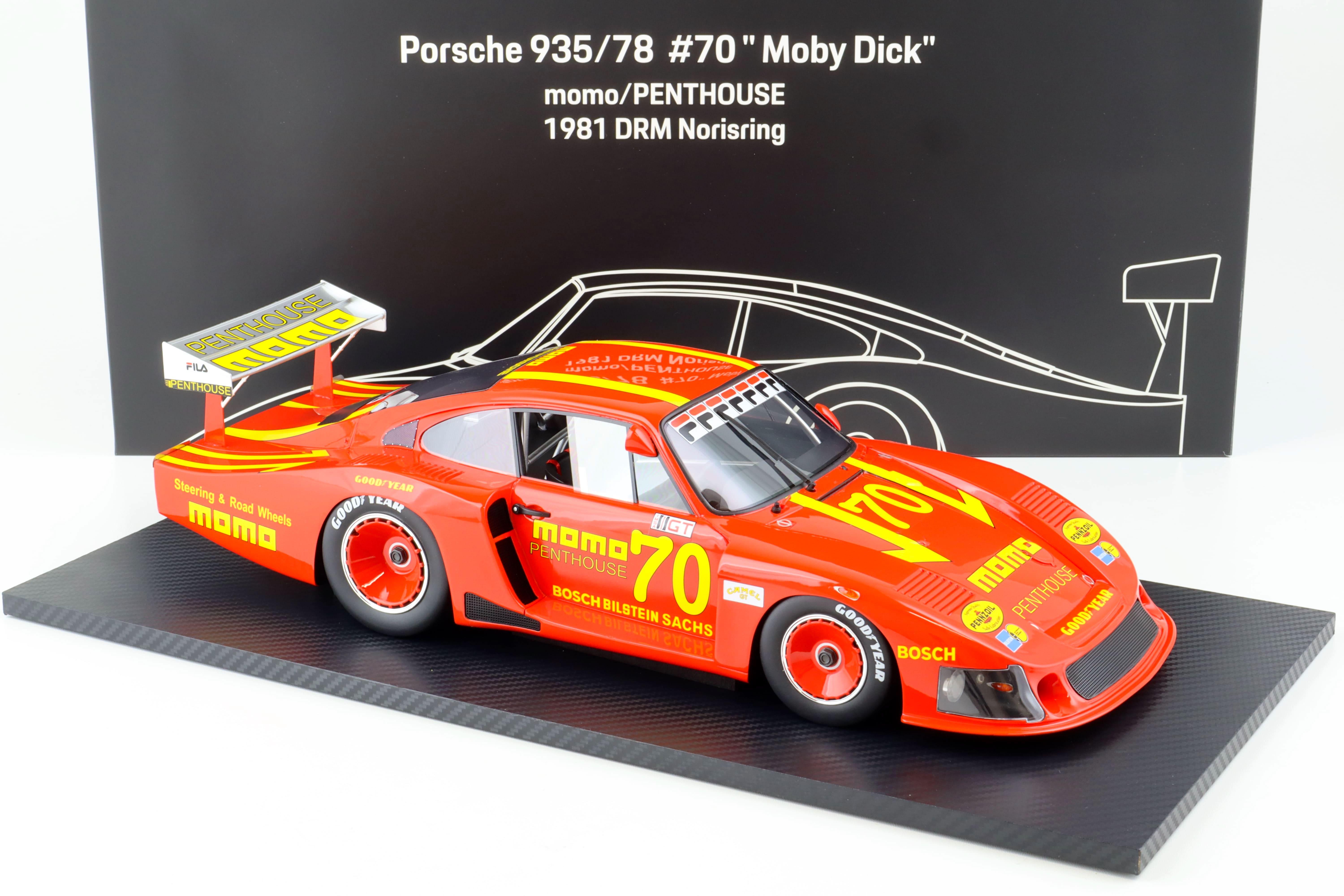 1:12 TSM Porsche 935/78 Moby Dick #70 DRM Norisring 1981 MOMO PENTHOUSE