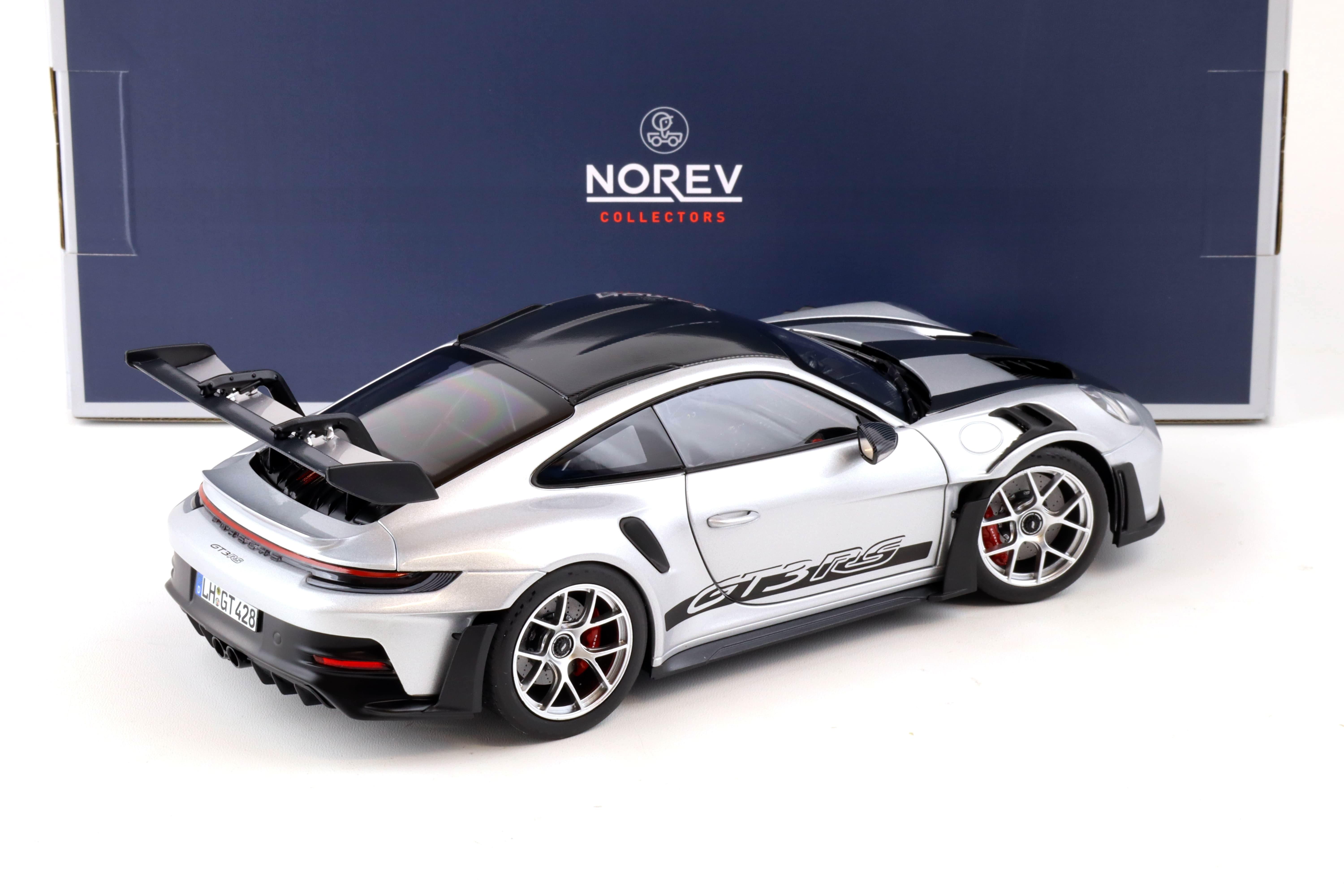 1:18 Norev Porsche 911 (992) GT3 RS Weissach Package 2022 GT silver metallic 187366