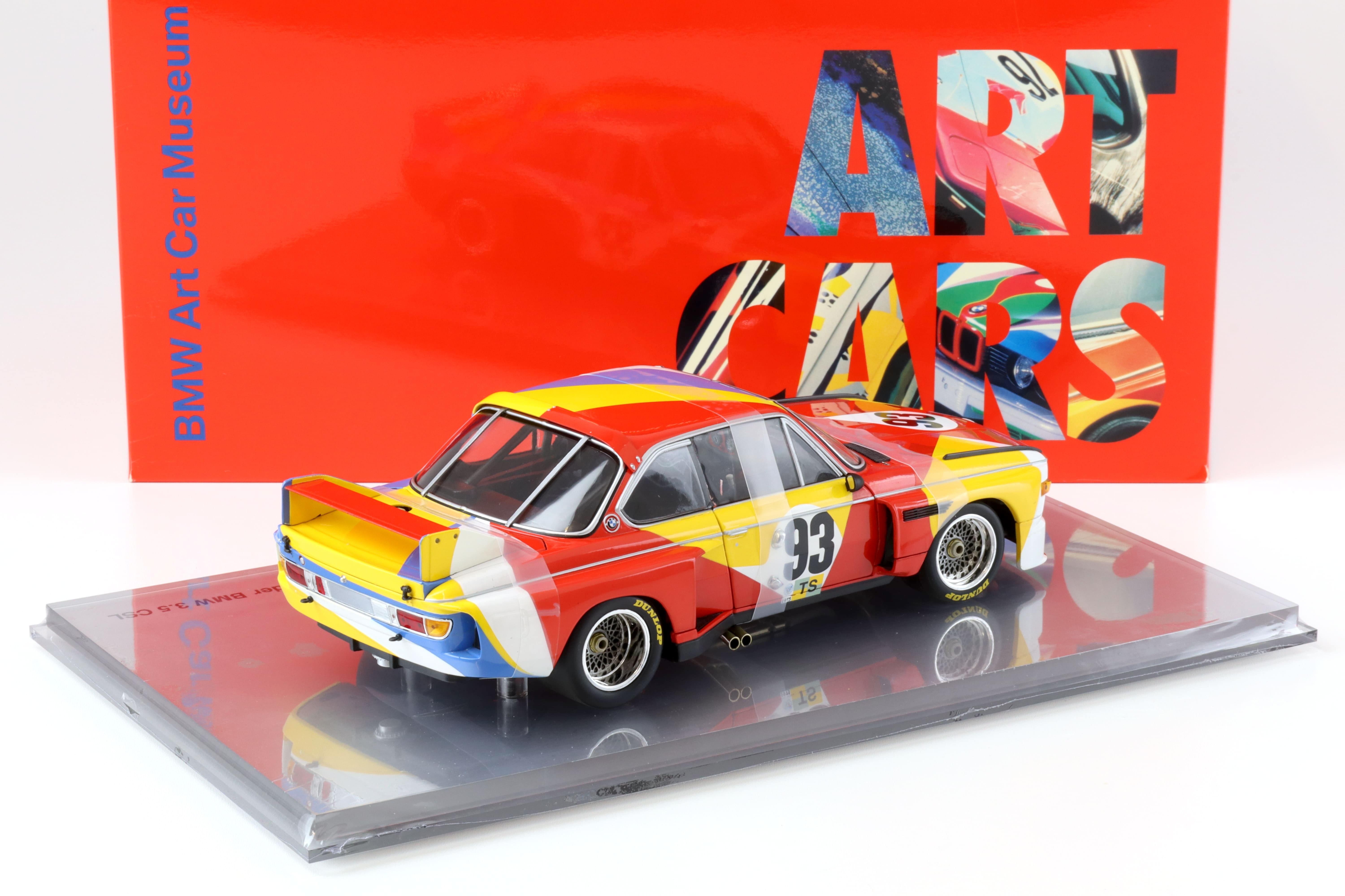 1:18 Minichamps BMW 3.0 CSL Alexander Calder ART CAR DEALER VERSION