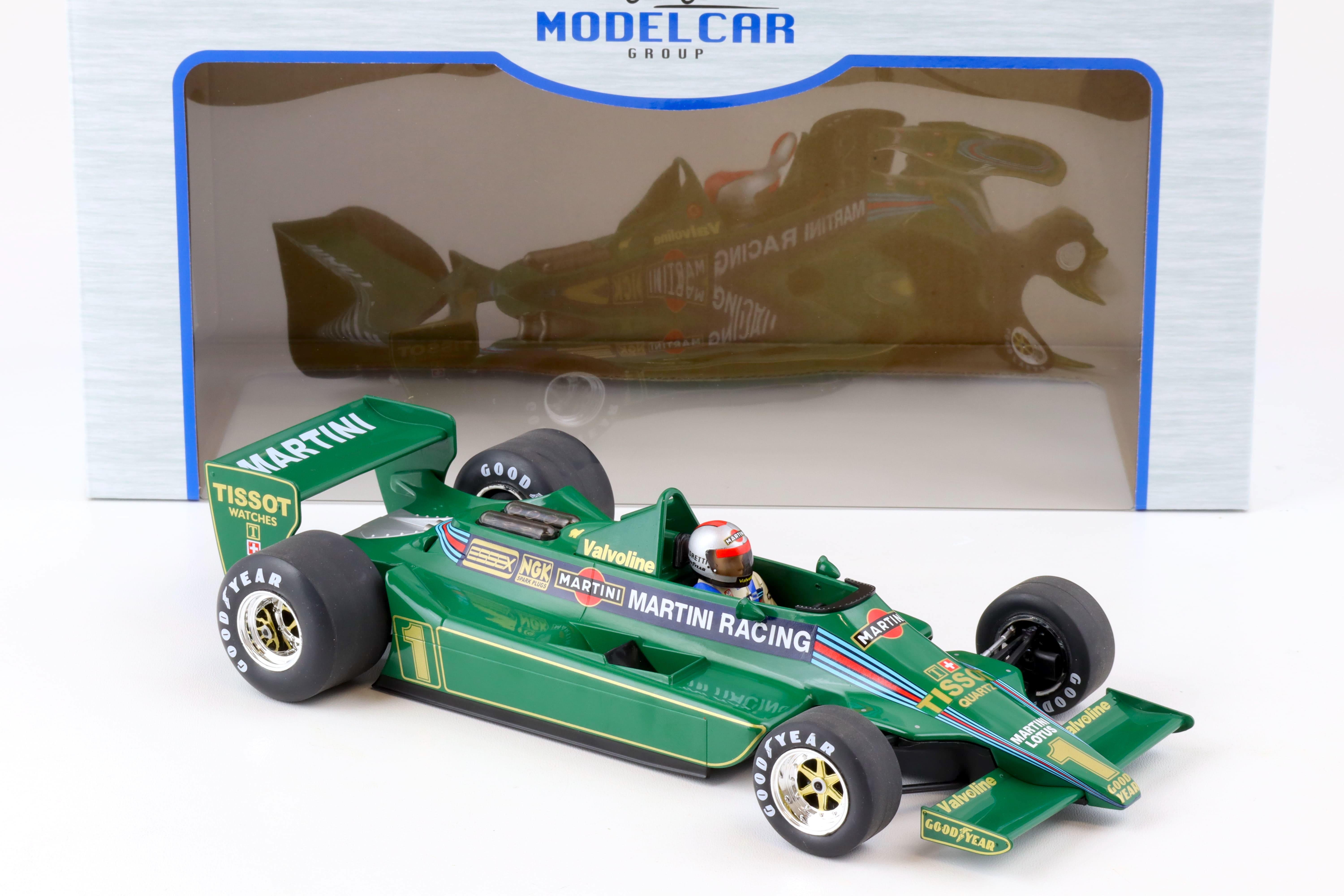 1:18 MCG Lotus Ford 79 John Player Team Martini F1 GP Argentina 1979 Andretti #1