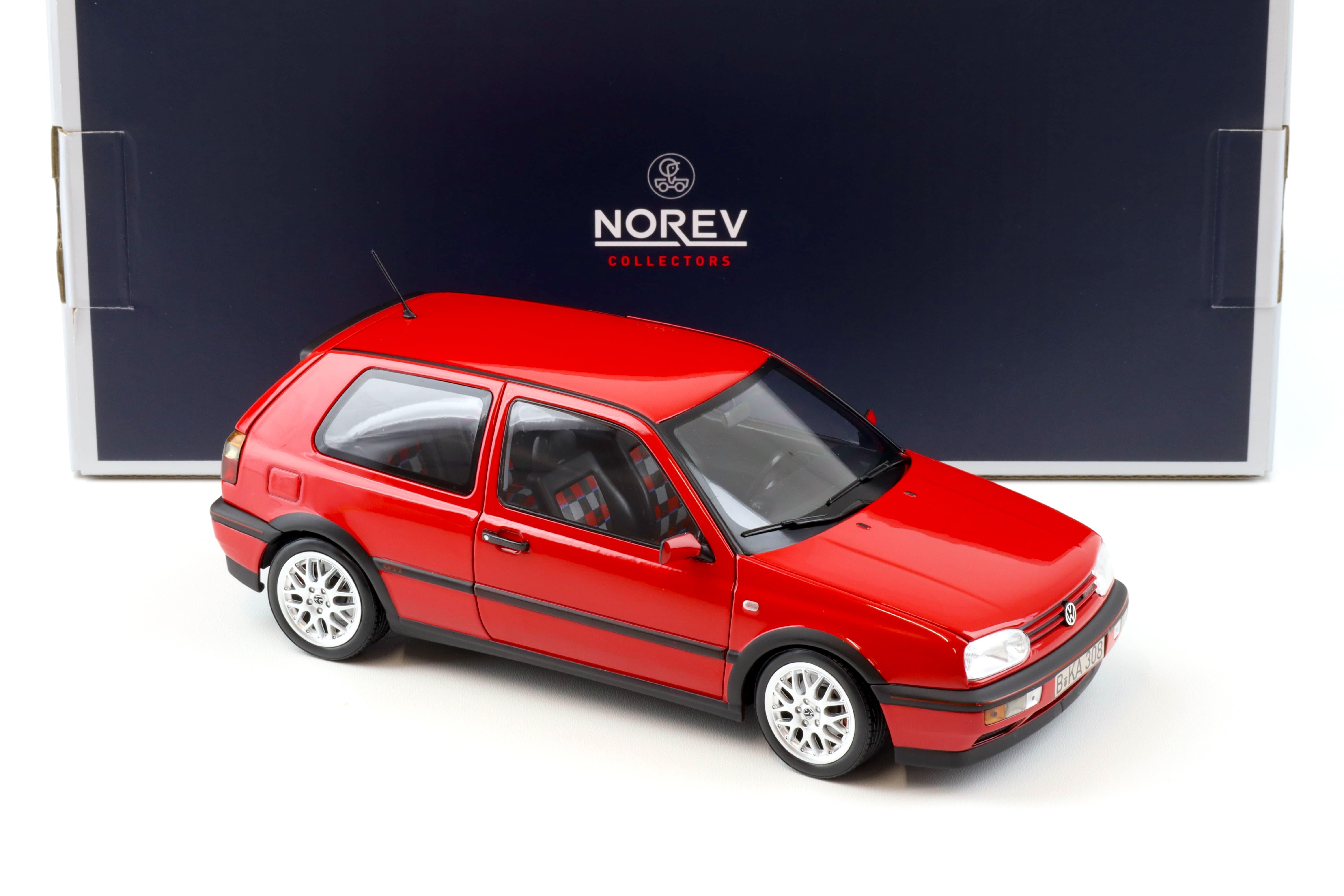 1:18 Norev VW Golf 3 GTI 1996 Flash red 20 Years Anniversary Edition 188418