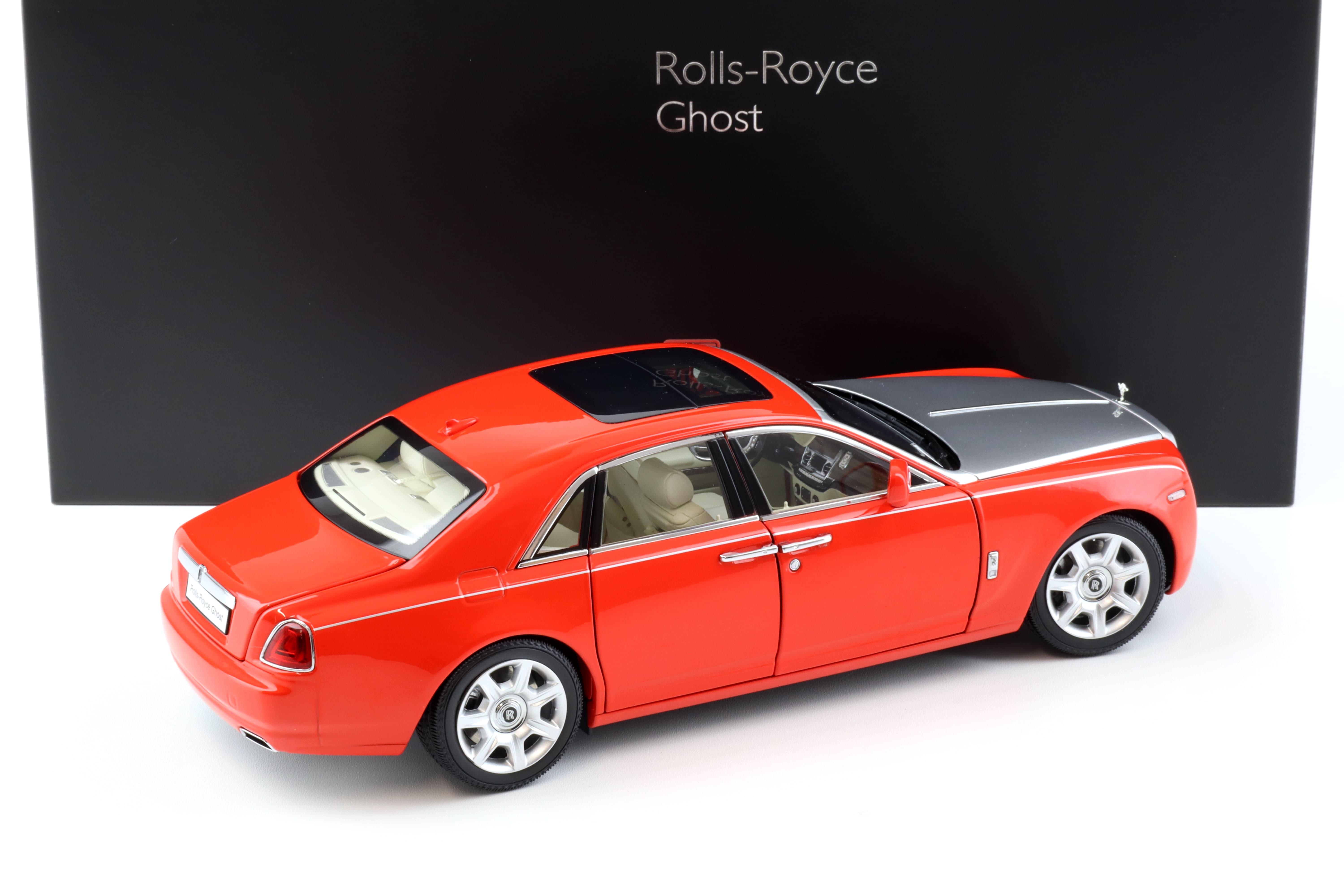 1:18 Kyosho Rolls Royce Ghost 2009 red/ silver KS08802RS