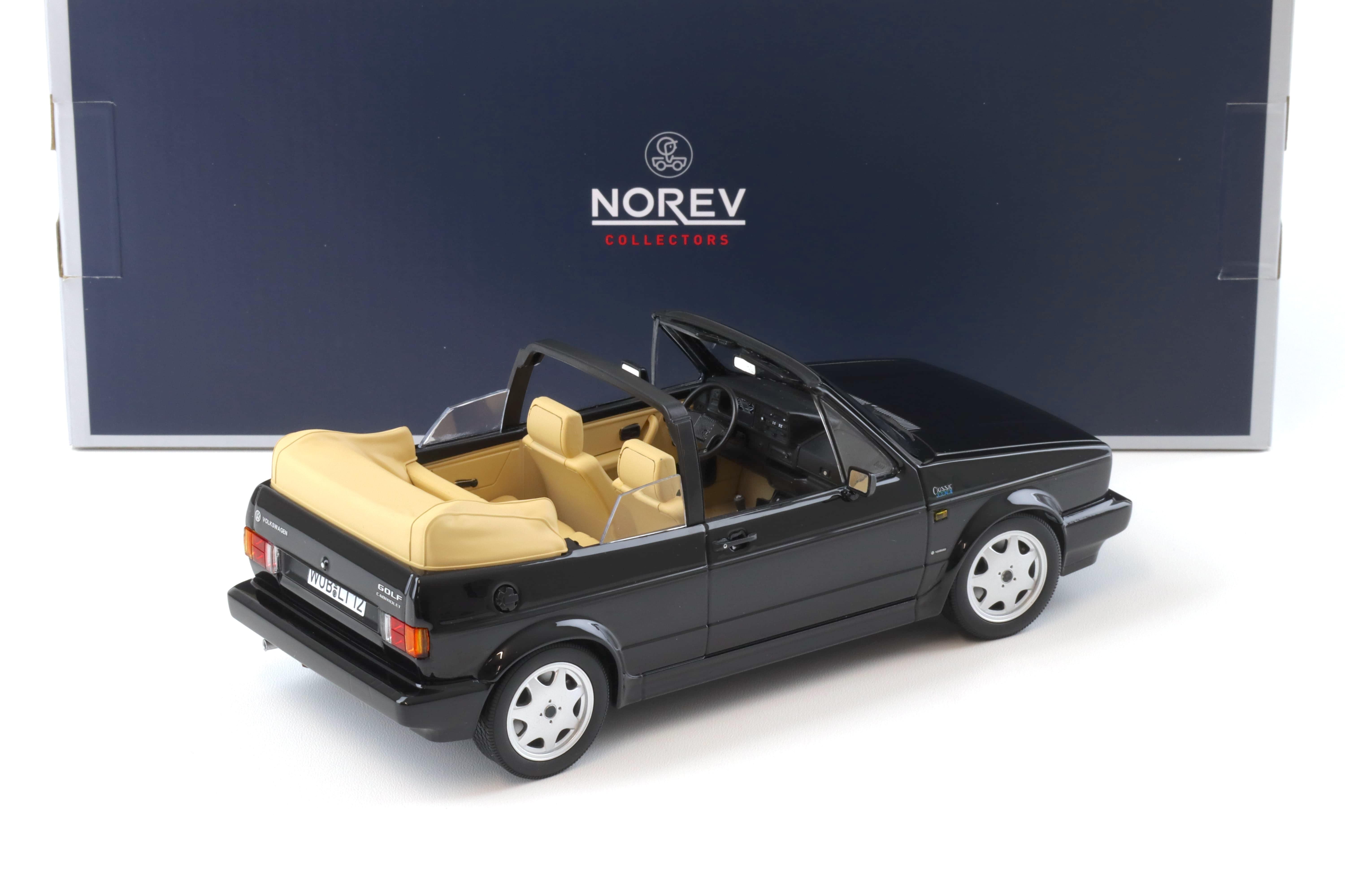 1:18 Norev VW Golf 1 Cabriolet 1992 Classic Line black