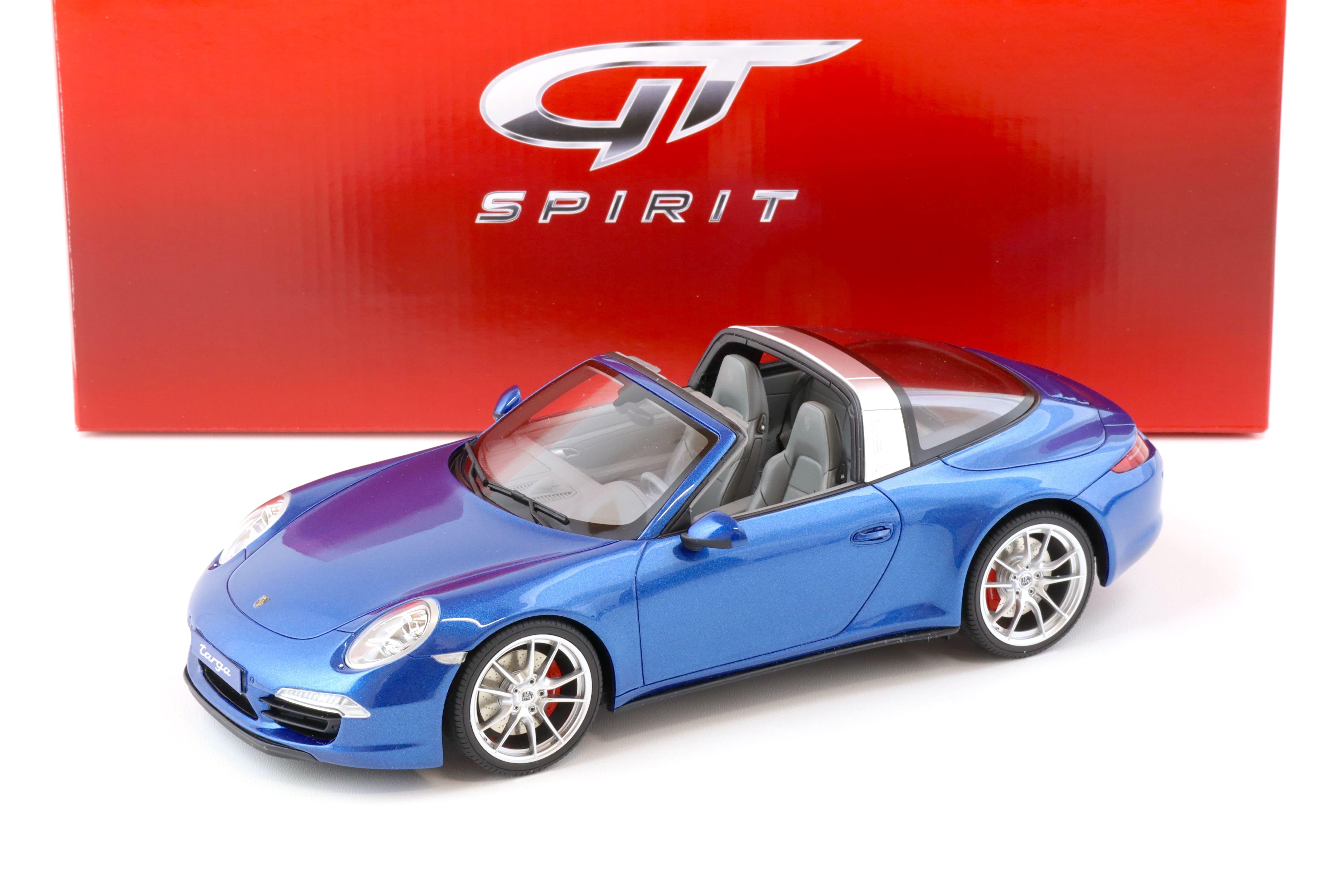 1:18 GT Spirit GT037 Porsche 911 (991) Targa 4S blue metallic