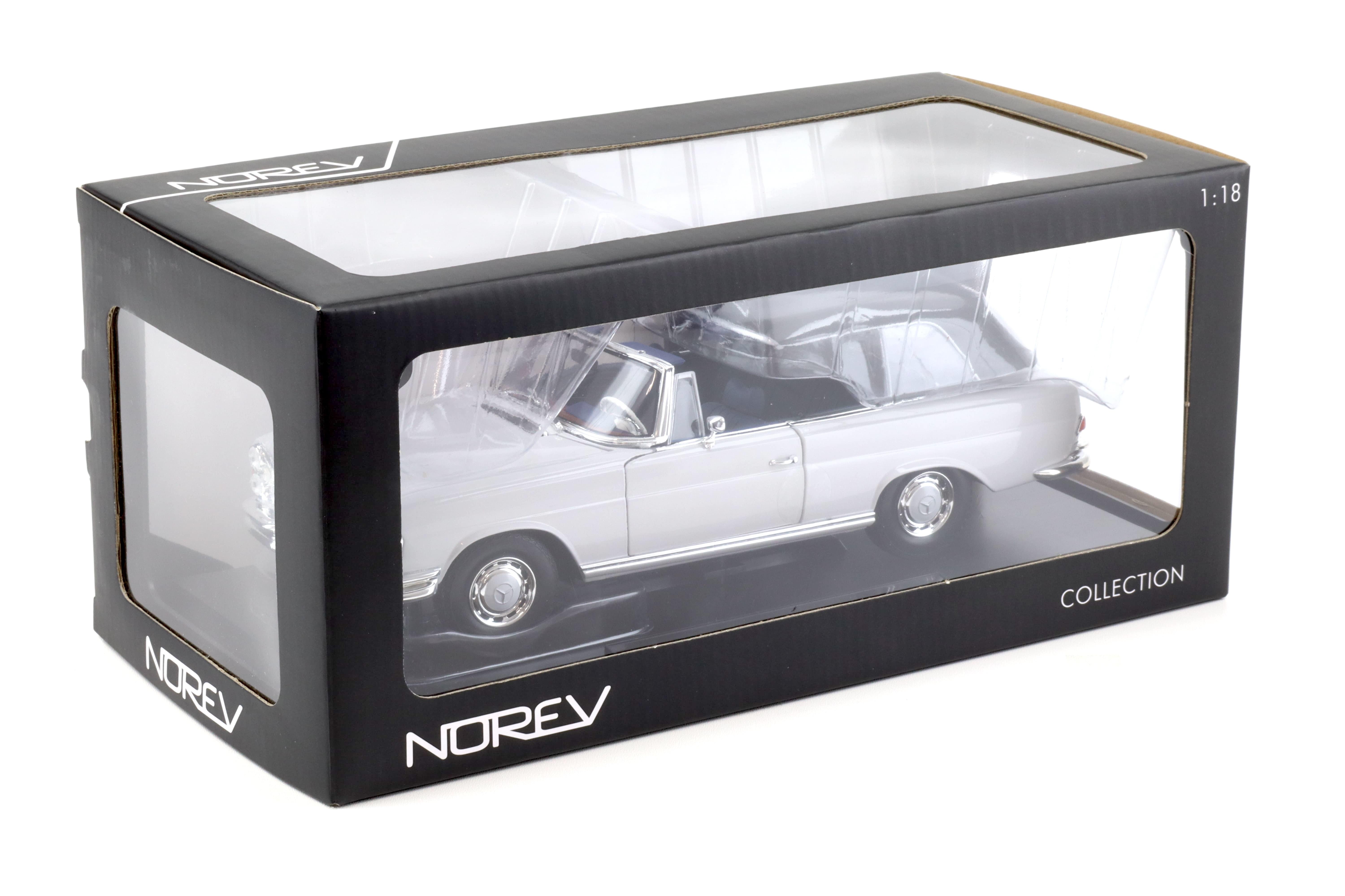 1:18 Norev Mercedes 280 SE Cabriolet 1968 light grey