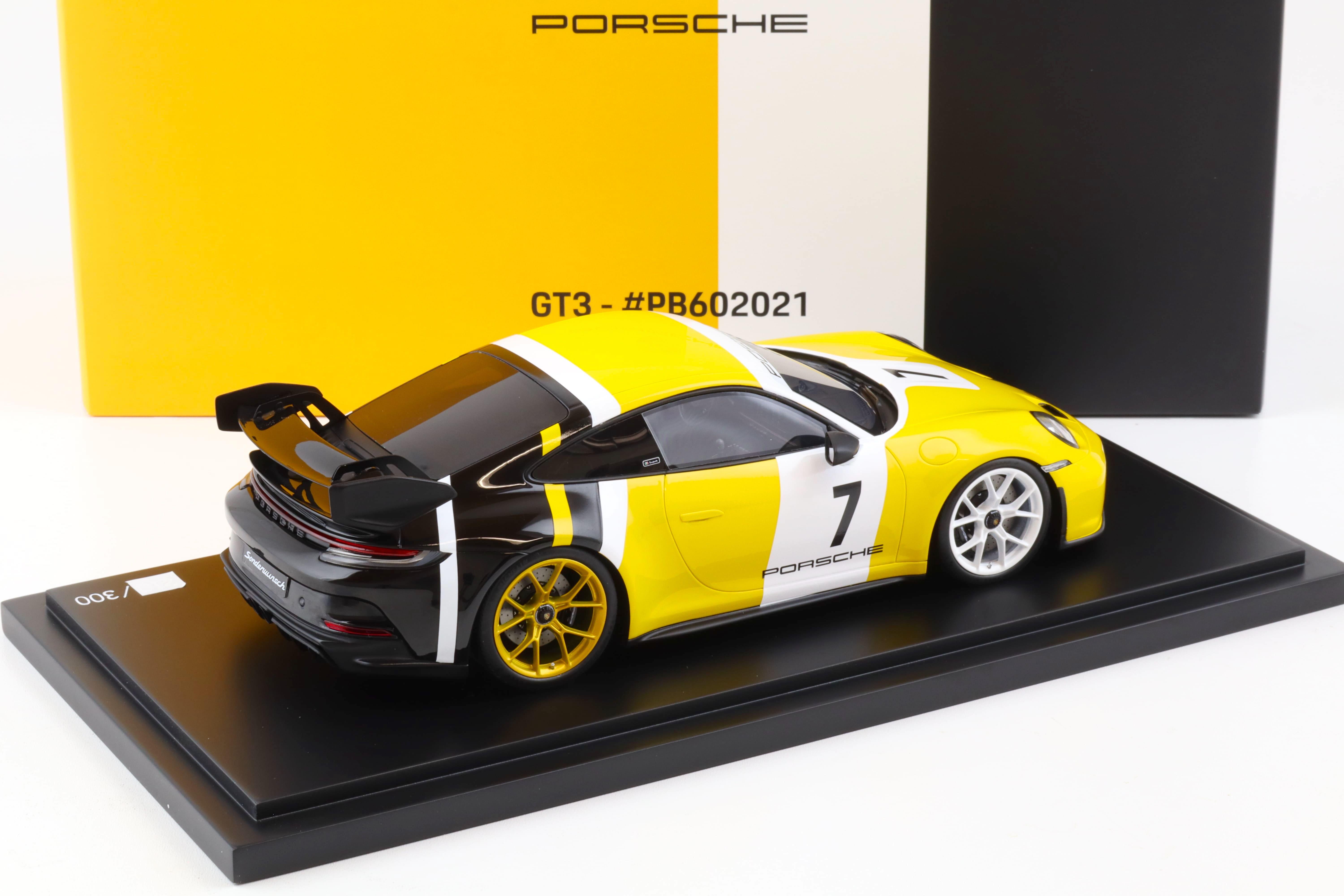 1:18 Spark Porsche 911 (992) GT3 Sonderwunsch Barilla #7 white/ yellow WAP DEALER