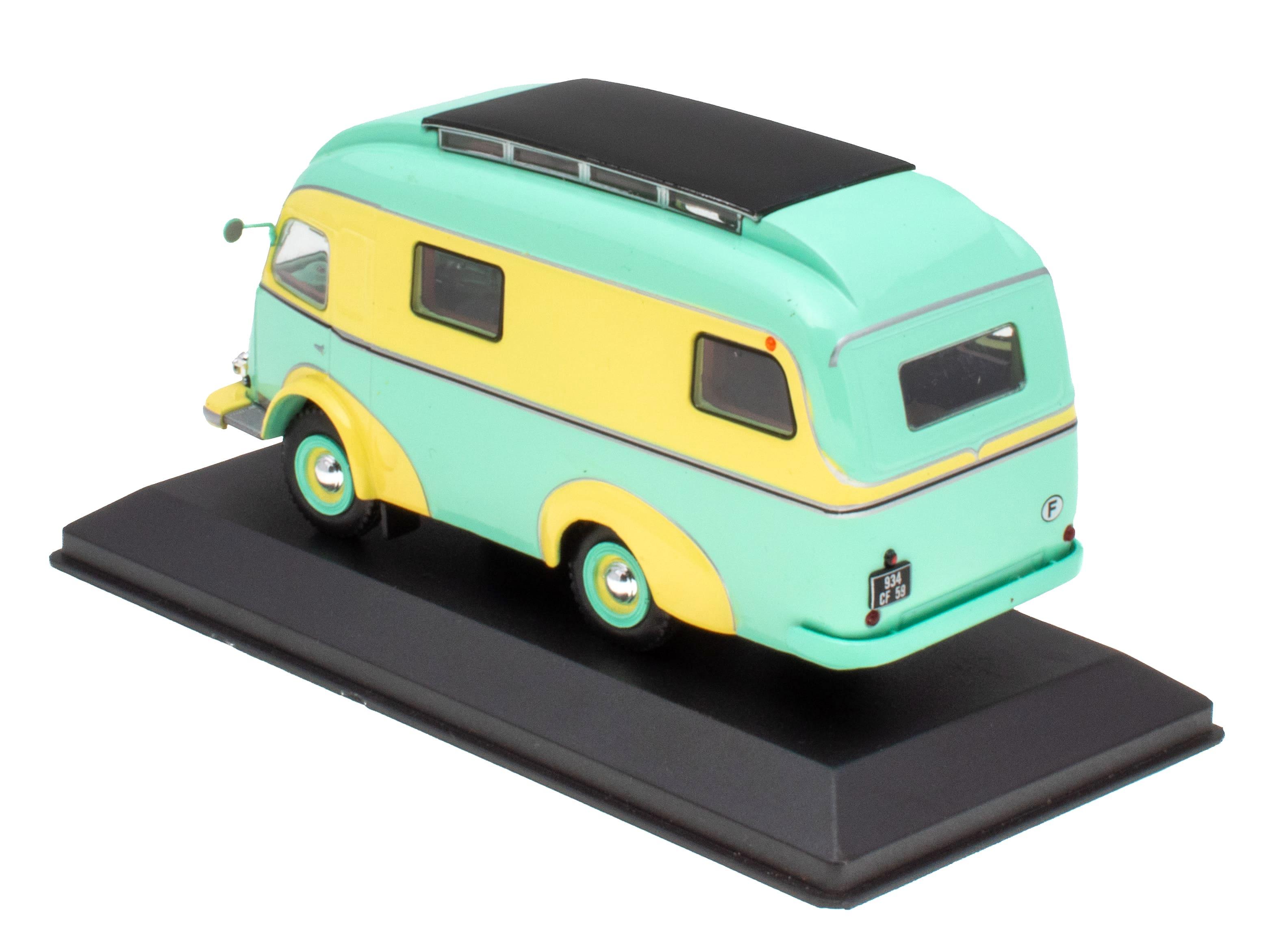 1:43 Hachette IXO Camping Cars Renault Goelette Digue Wohnmobil 1951