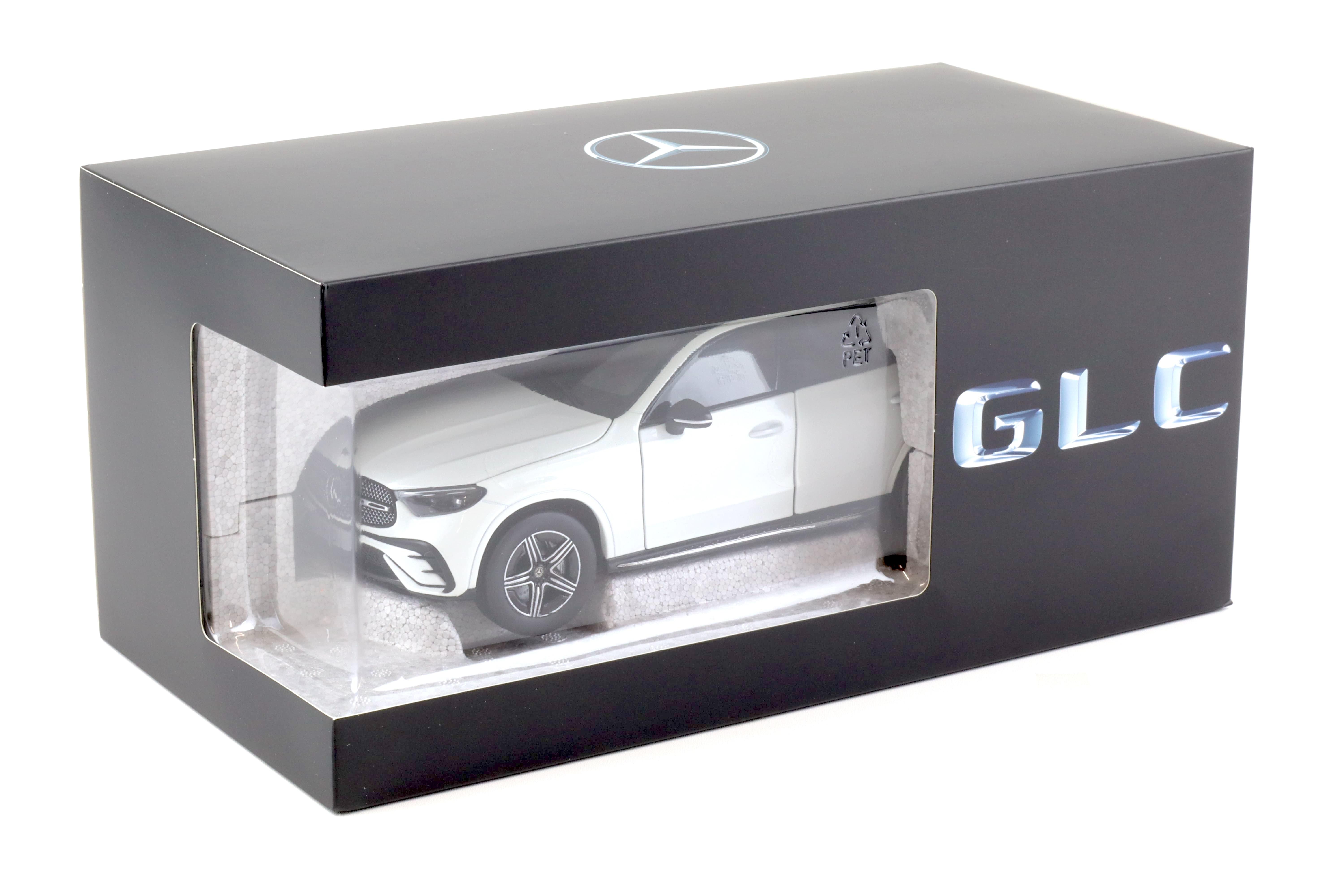 1:18 iScale Mercedes GLC AMG Line X254 SUV 2024 opalithe white bright DEALER VERSION