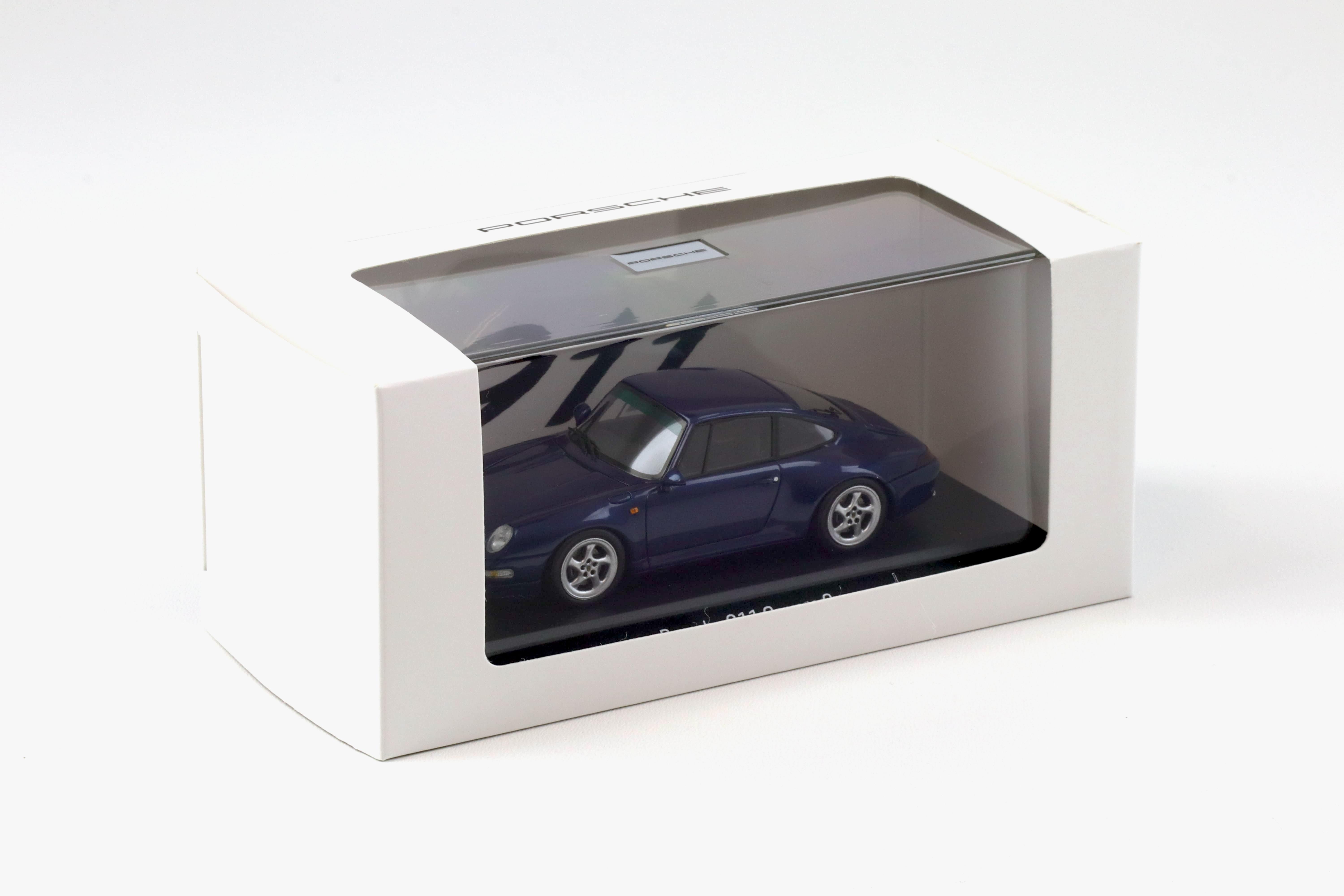 1:43 Spark Porsche 911 993 Carrera S Coupe Zenith blue metallic MAP Porsche Museum