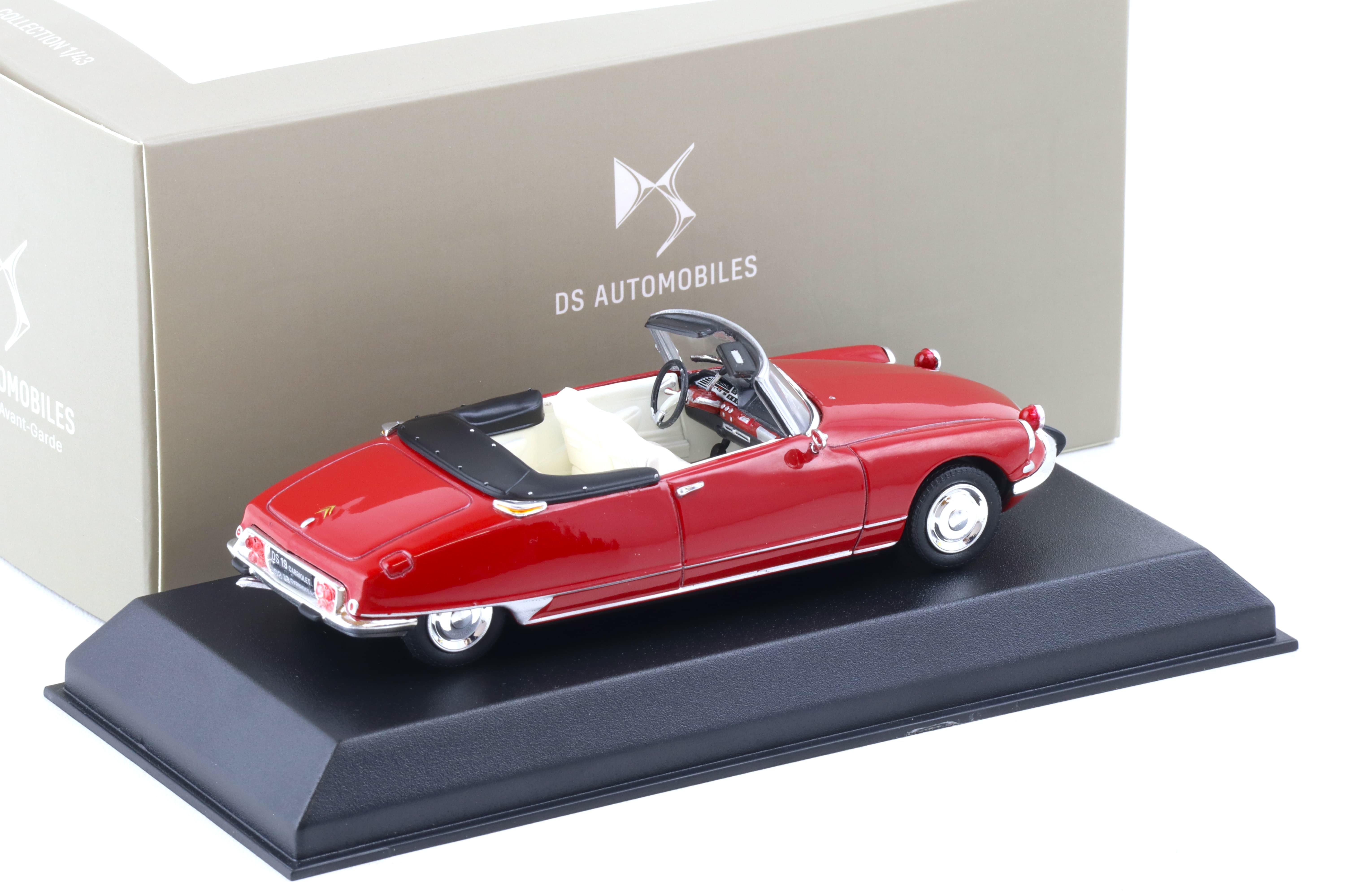 1:43 Norev Citroen DS 19 Cabriolet 1965 Karneol red DEALER VERSION