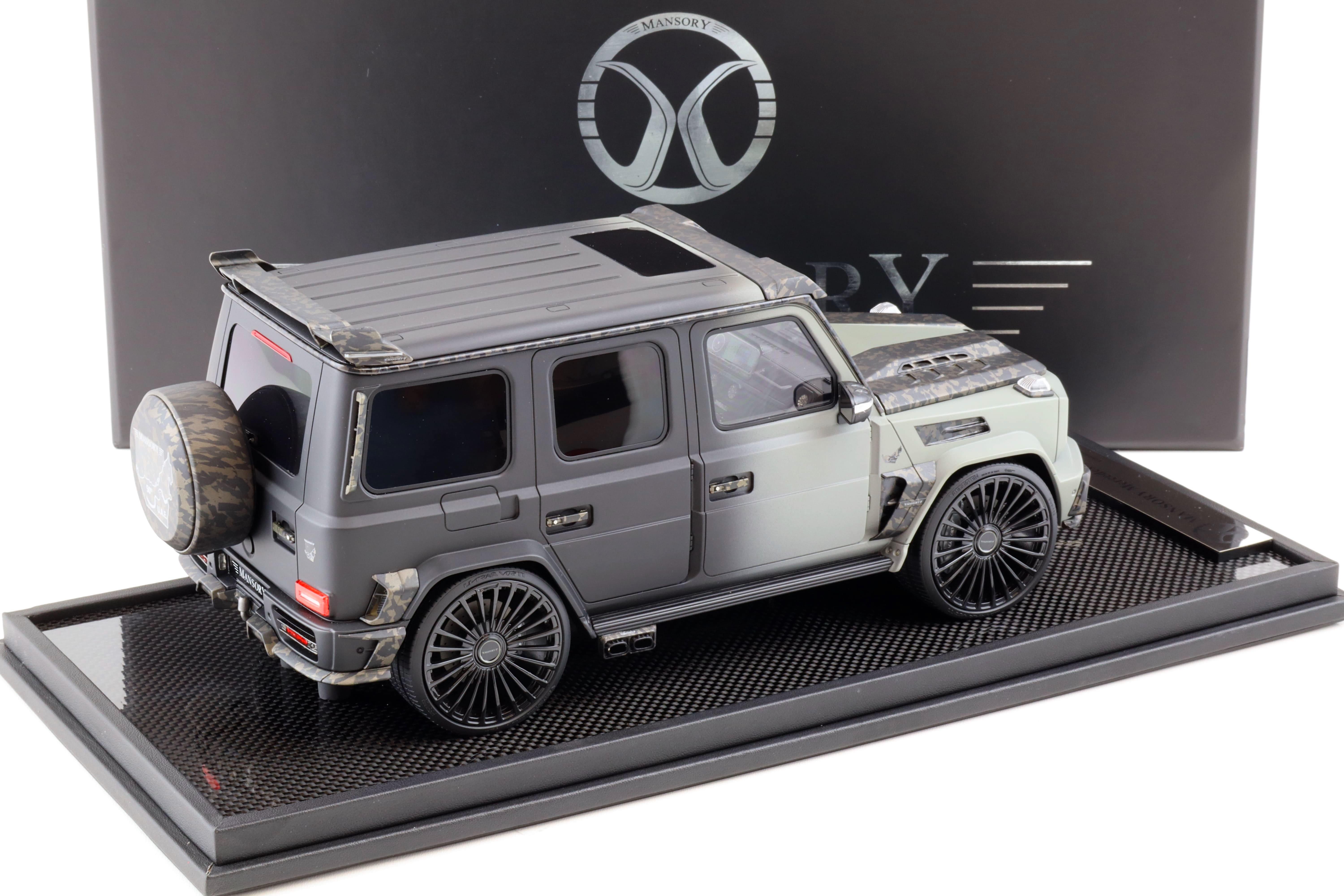 1:18 Motorhelix Mercedes G-Class G63 AMG Mansory UAE matt black/ grey - Limited 99 pcs.