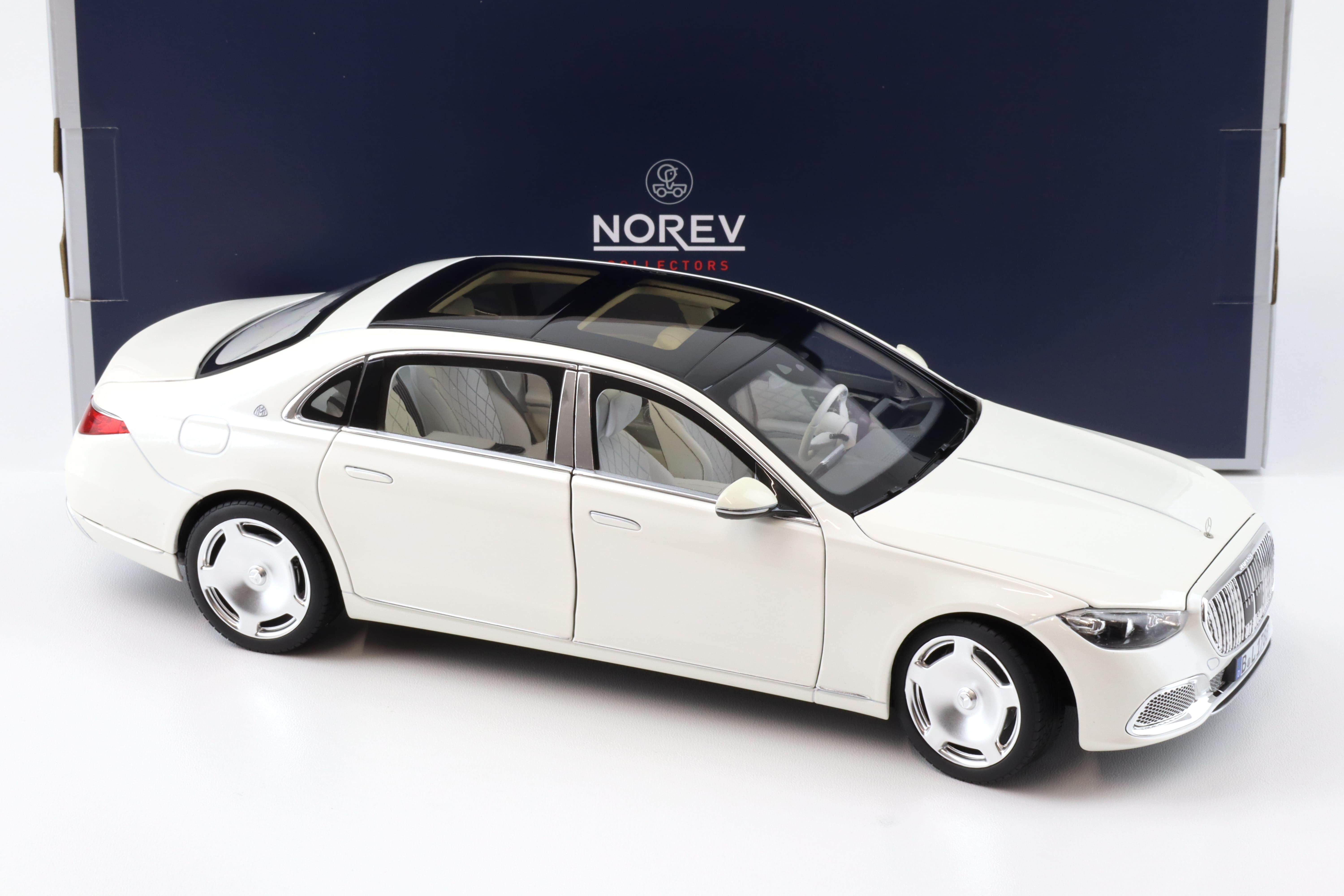 1:18 Norev Mercedes Maybach S-Class S680 4MATIC Limousine 2021 Diamond white