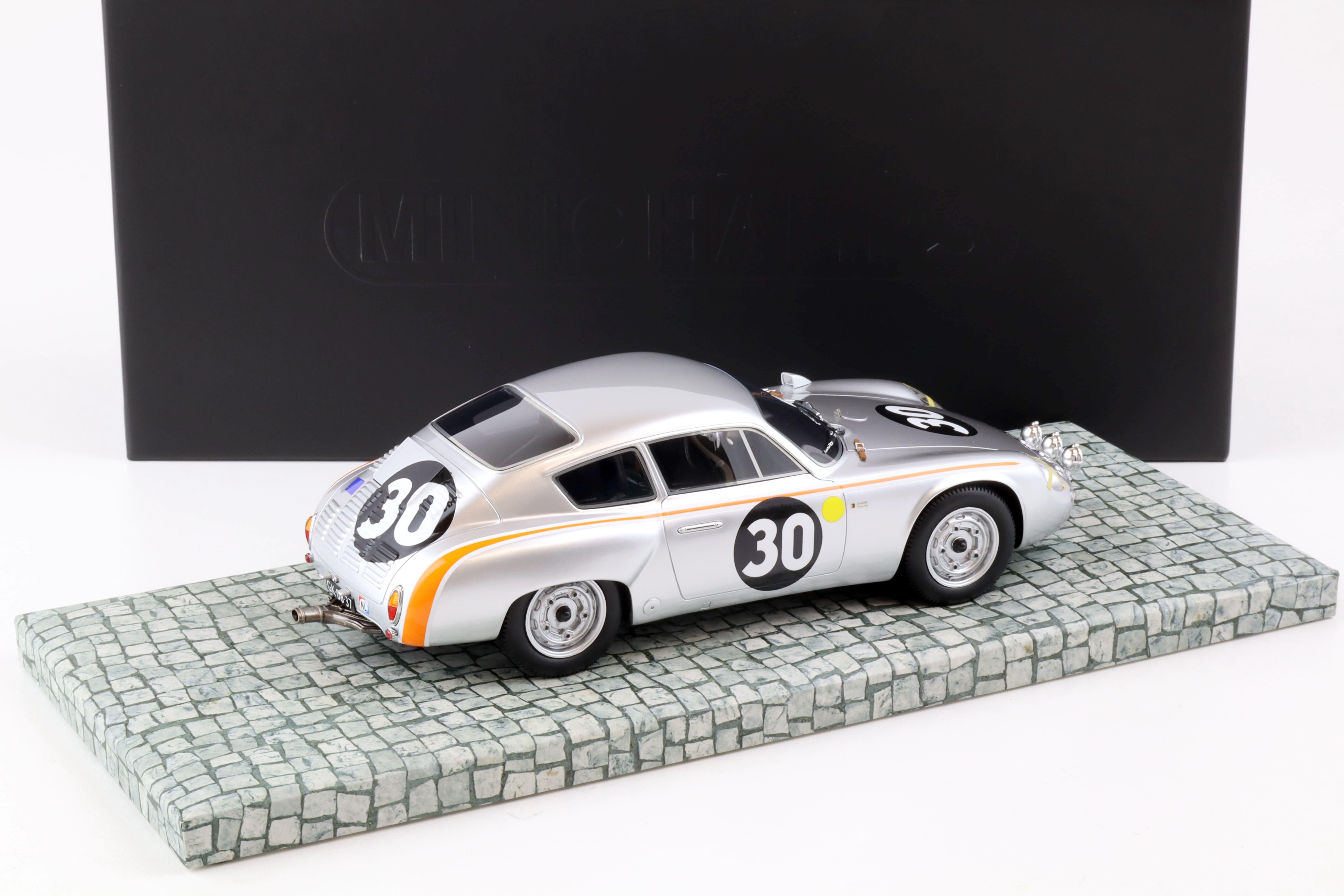 1:18 Minichamps Porsche 356 B 1600 GS Carrera GTL Abarth #30 - 24h Le Mans 1962
