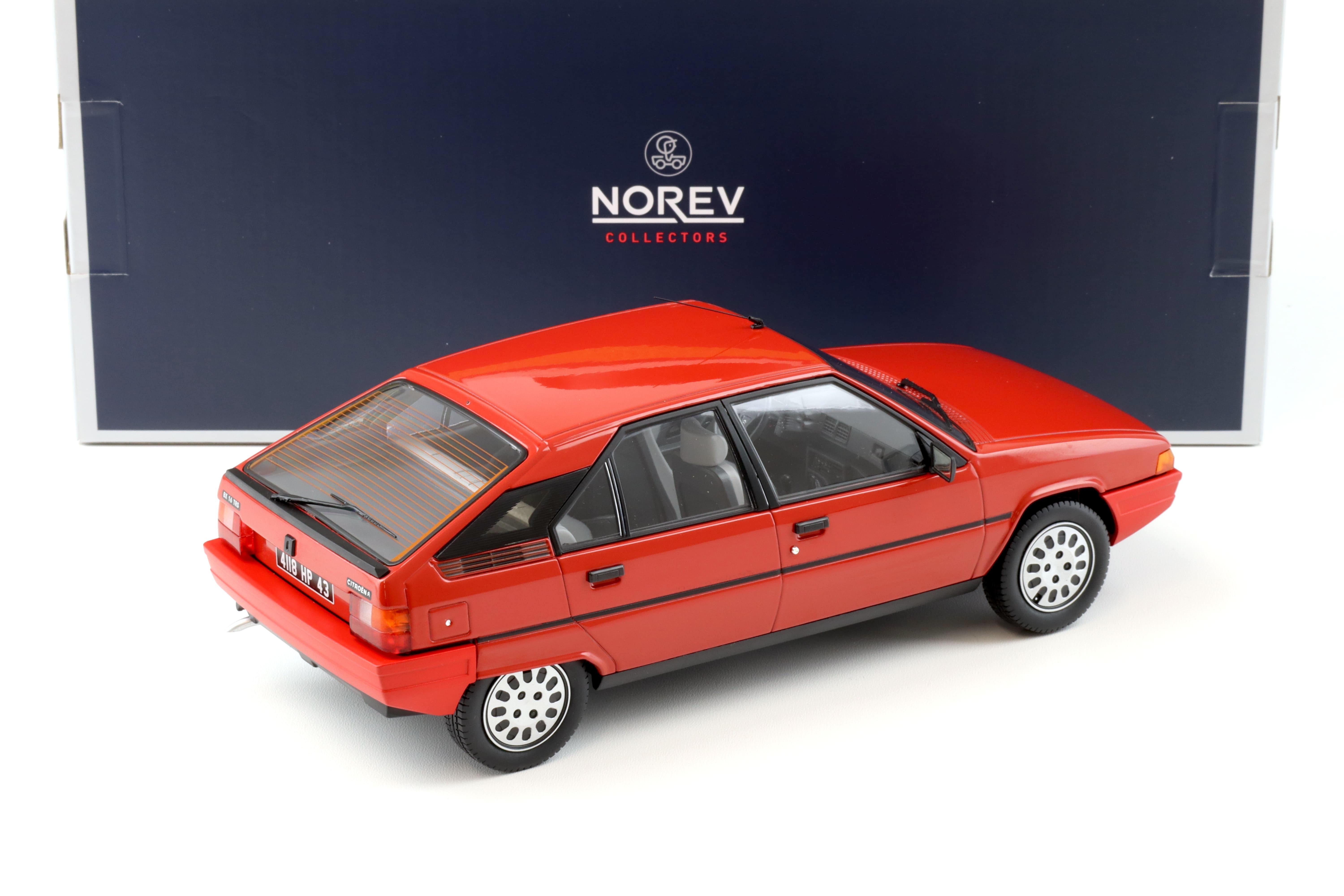 1:18 Norev Citroen BX 16 TRS 1983 Vallelunga red