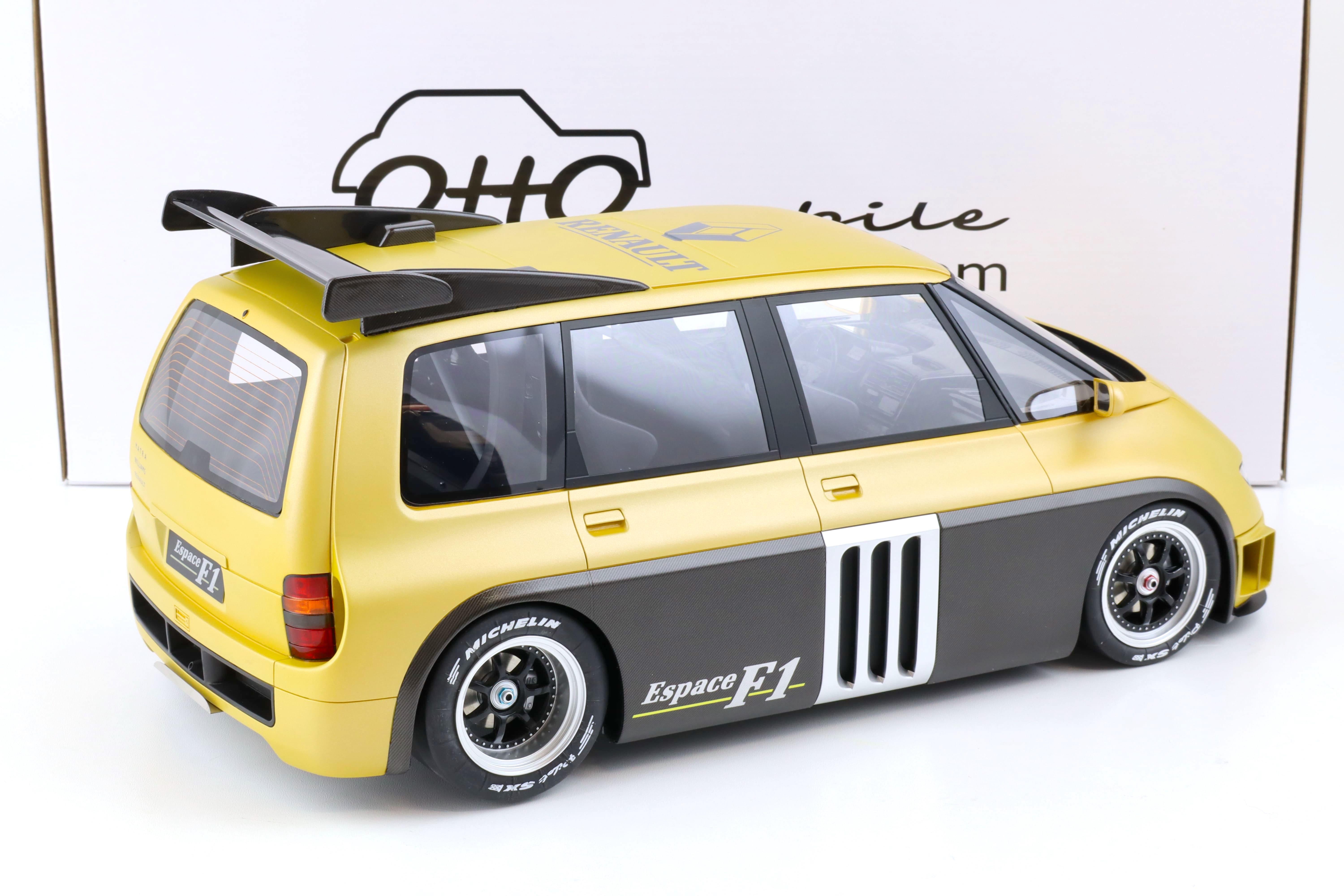 1:12 OTTO mobile G070 Renault Espace F1 matt yellow/ grey 1994