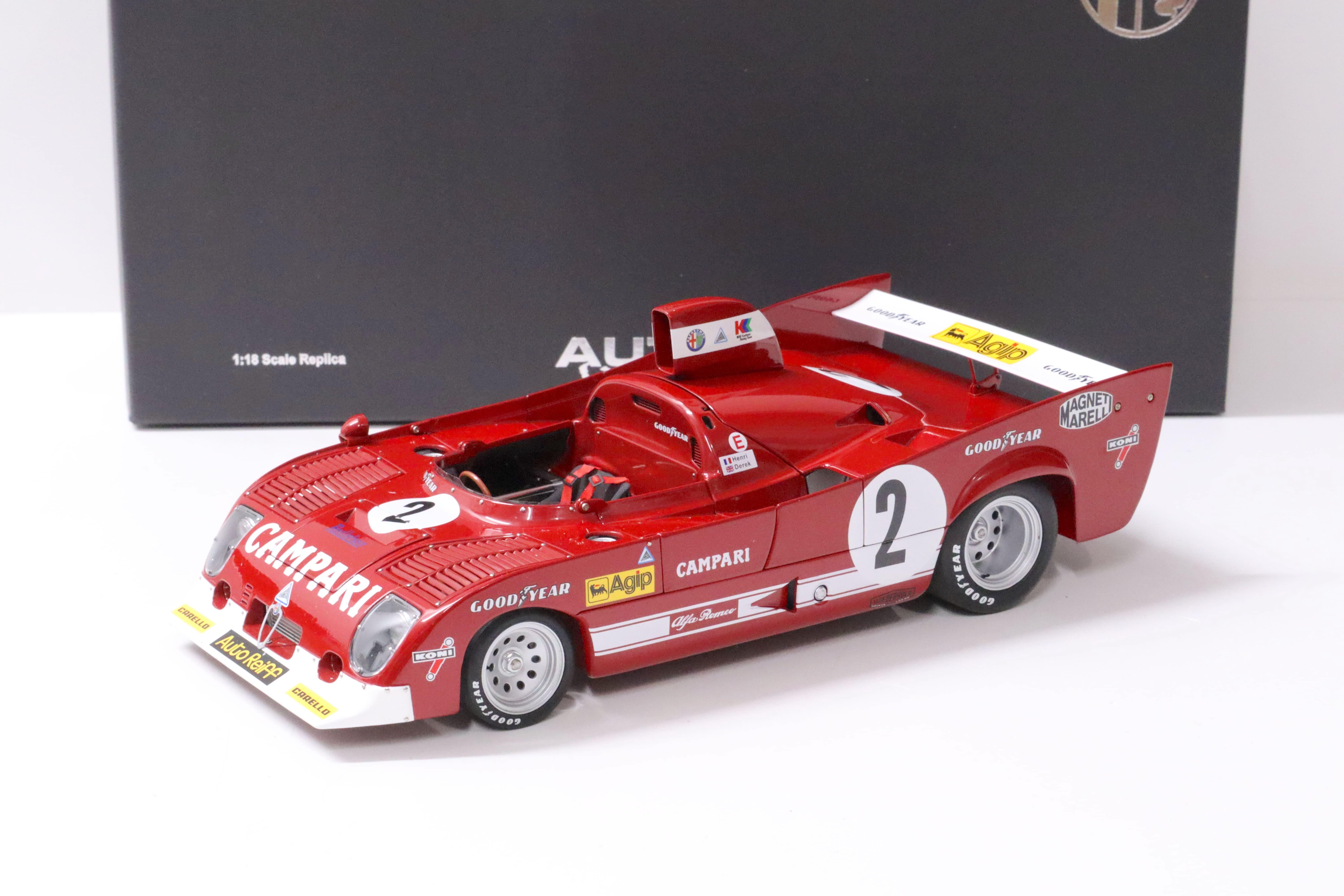 1:18 AUTOart Alfa Romeo 33 TT 12 - 1000km SPA Francorchamps Winner #2 Bell