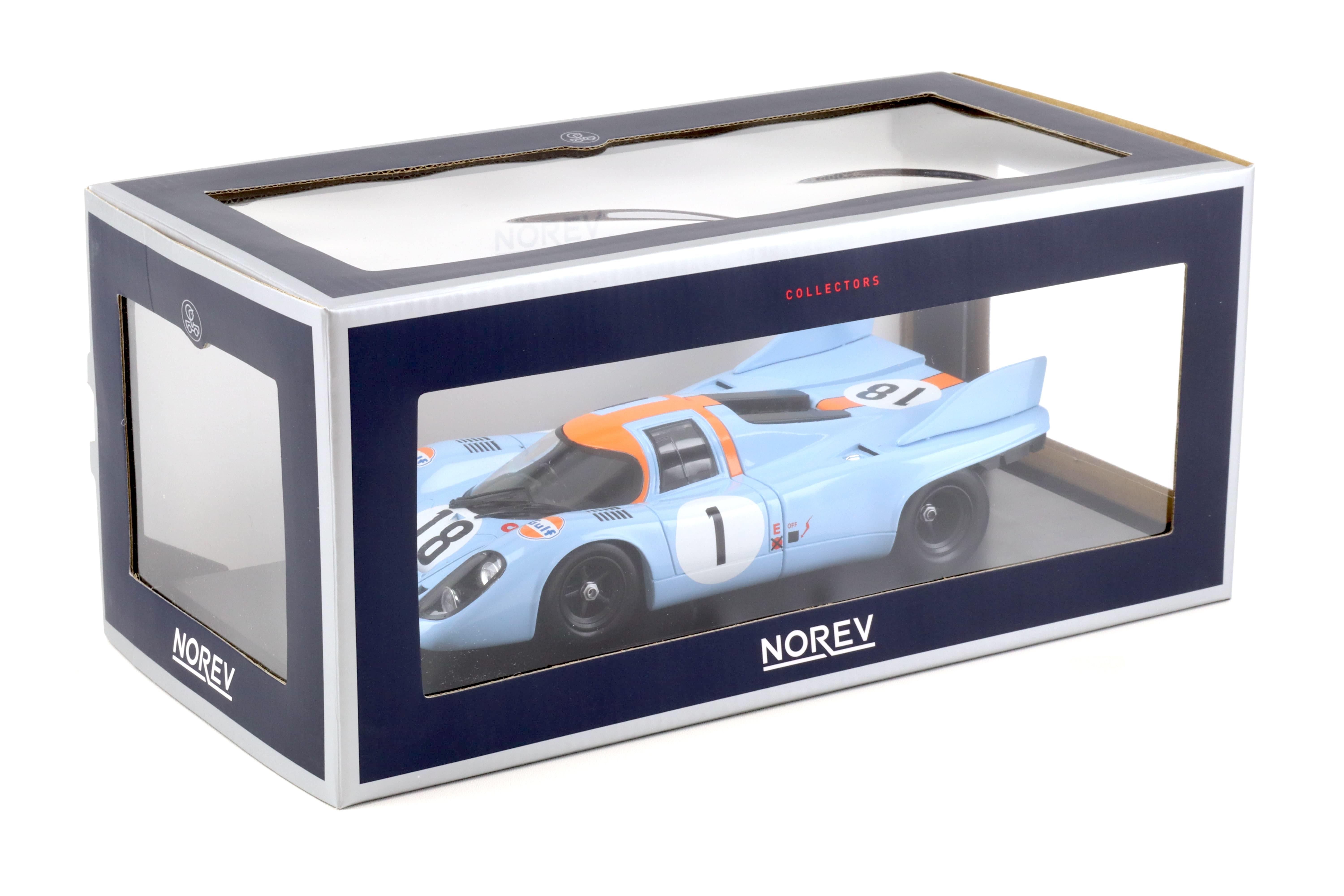 1:18 Norev Porsche 917K 24h Le Mans 1971 Training Siffert/ Bell #1 GULF