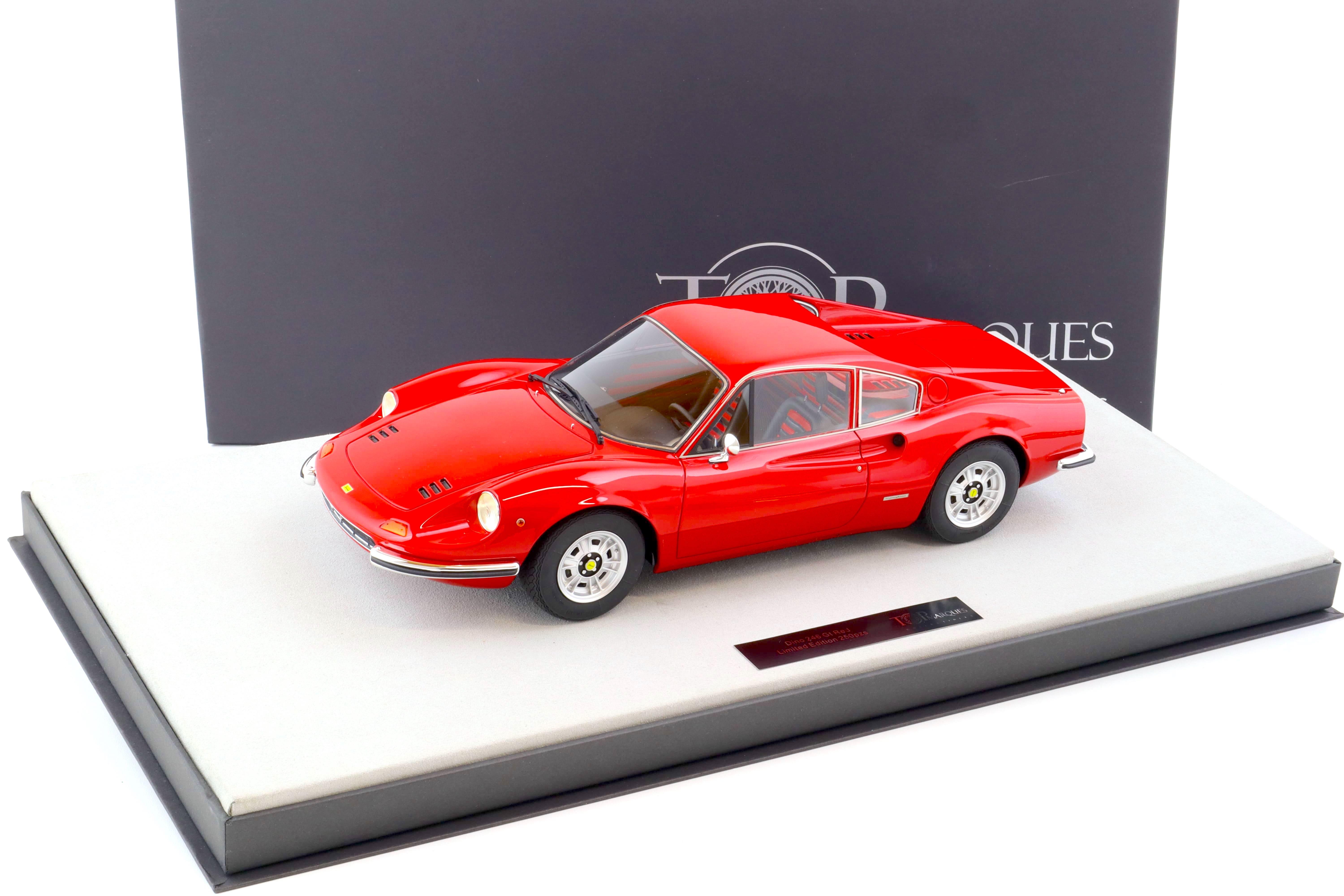 1:12 TOP Marques Ferrari Dino 246 GT Coupe 1972 red TOP12-02A