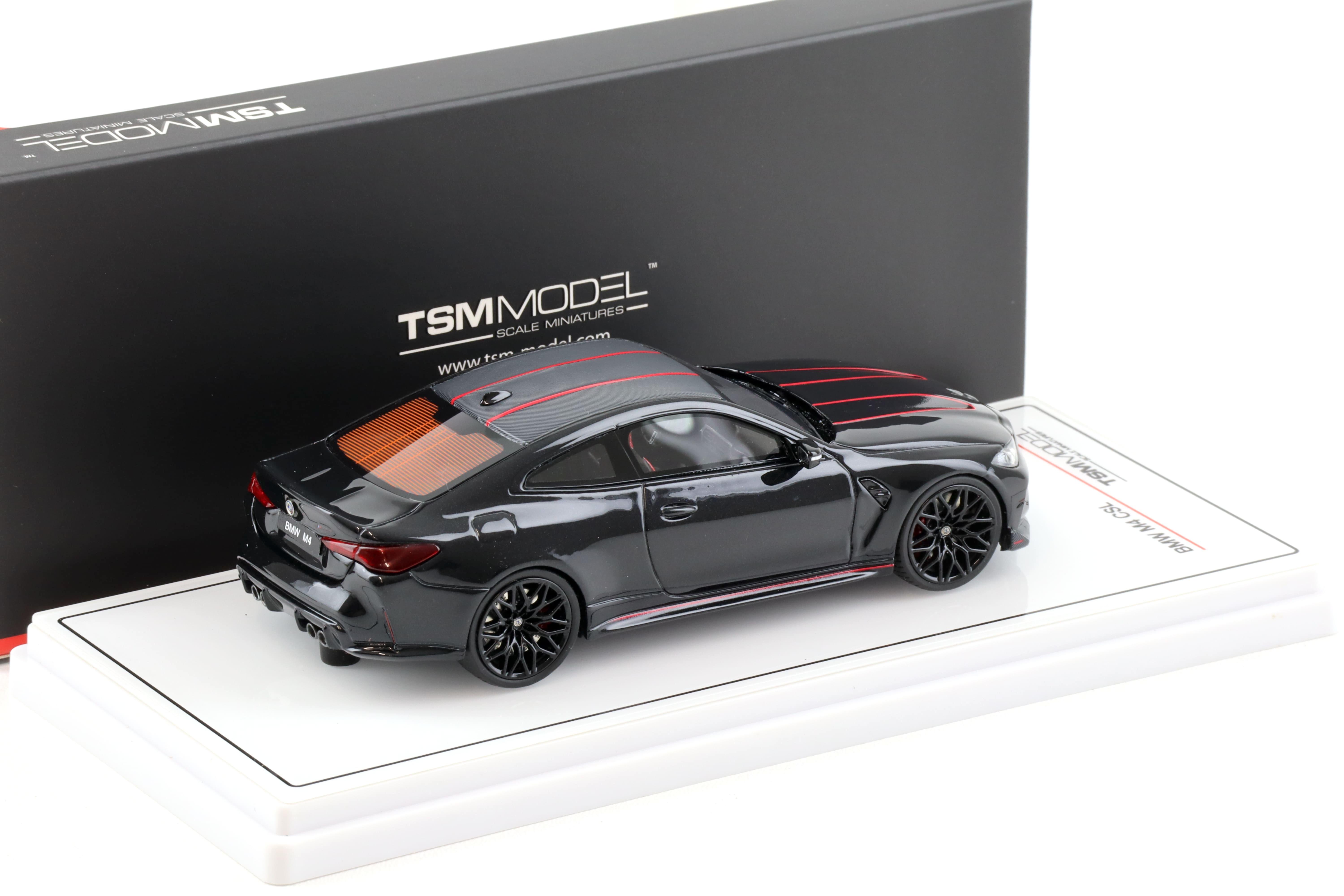 1:43 TSM Model BMW M4 CSL Coupe G82 Sapphire black/ red 2022 TSM430775