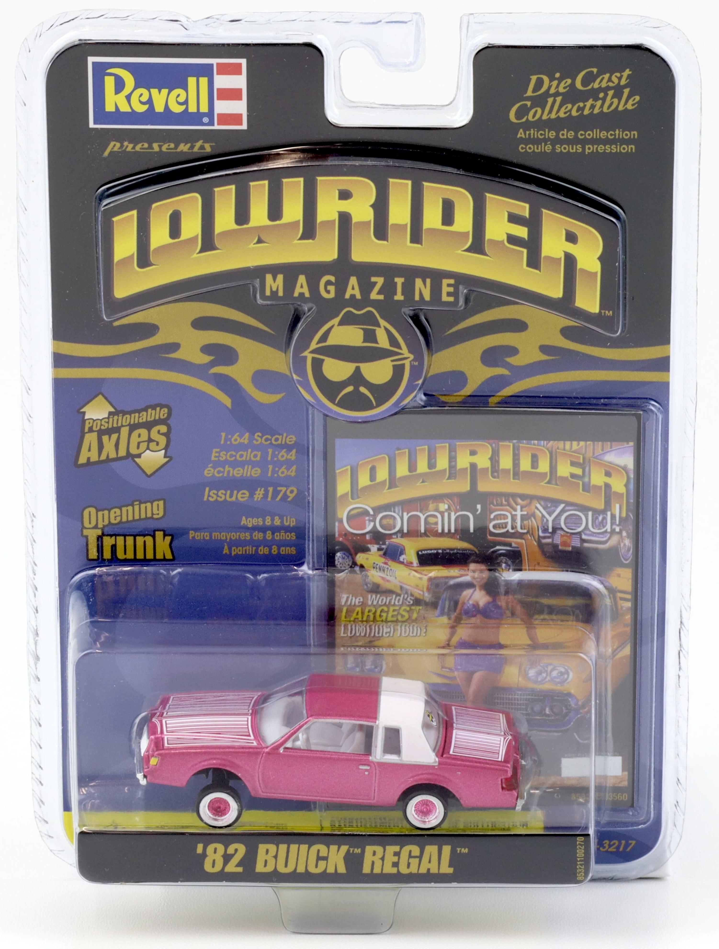 1:64 Revell Lowrider 1982 Buick Regal pink/ white #179 Comin at you!