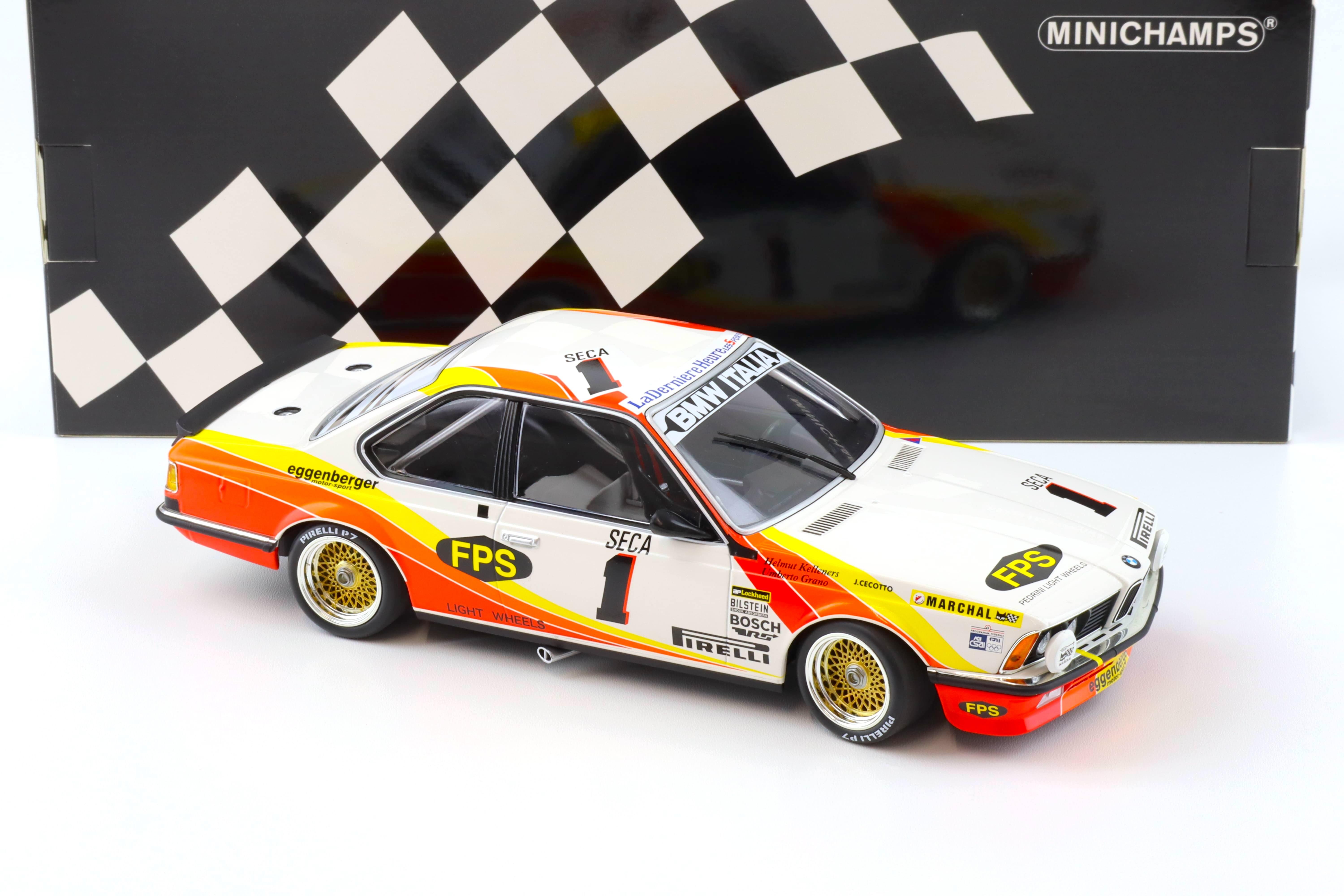 1:18 Minichamps BMW 635 CSI BMW Italia 24h SPA 1983 Cecotto/Kelleners/Grano