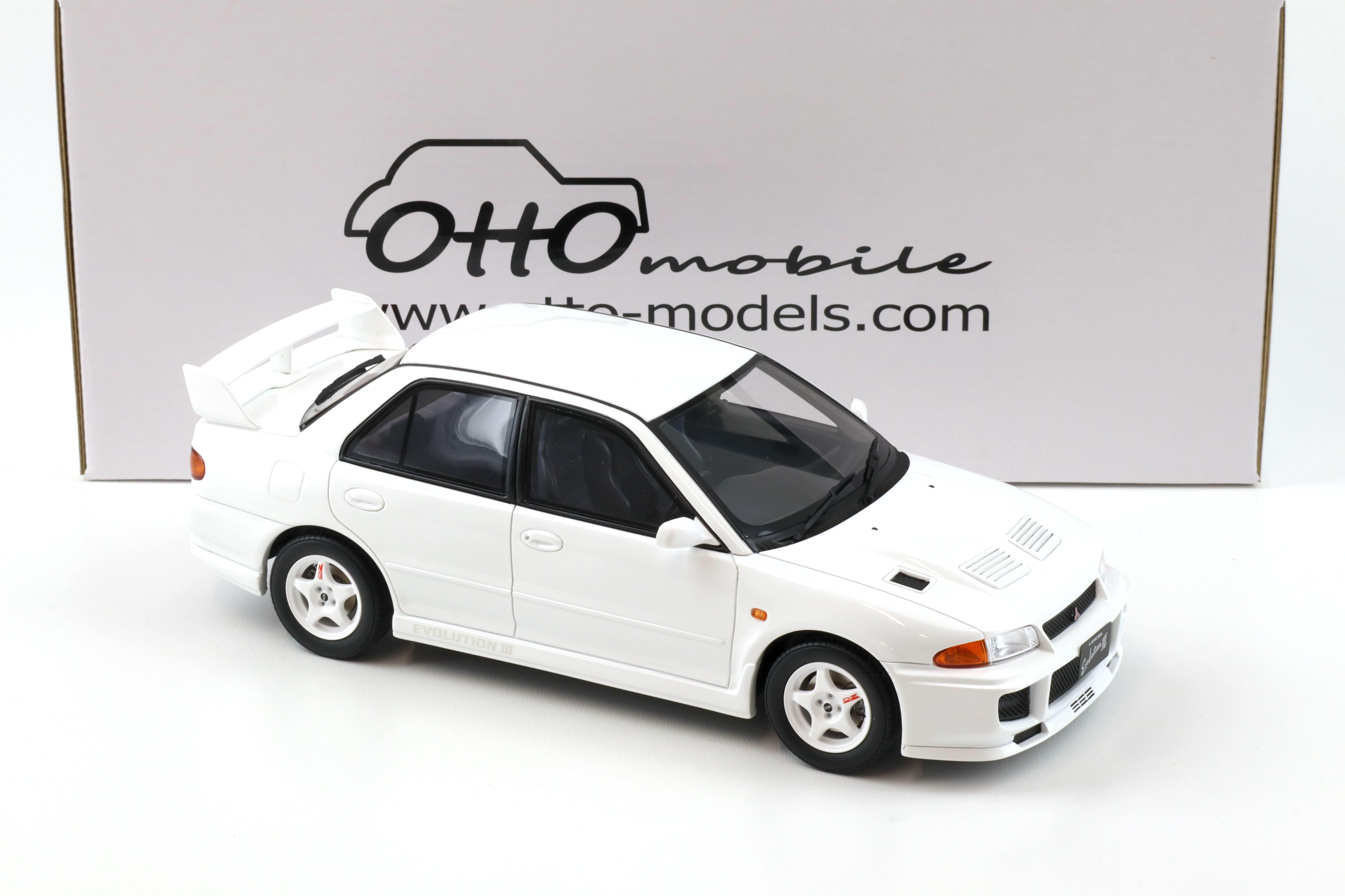 1:18 OTTO mobile OT1065 Mitsubishi Lancer Evolution EVO III white 1995