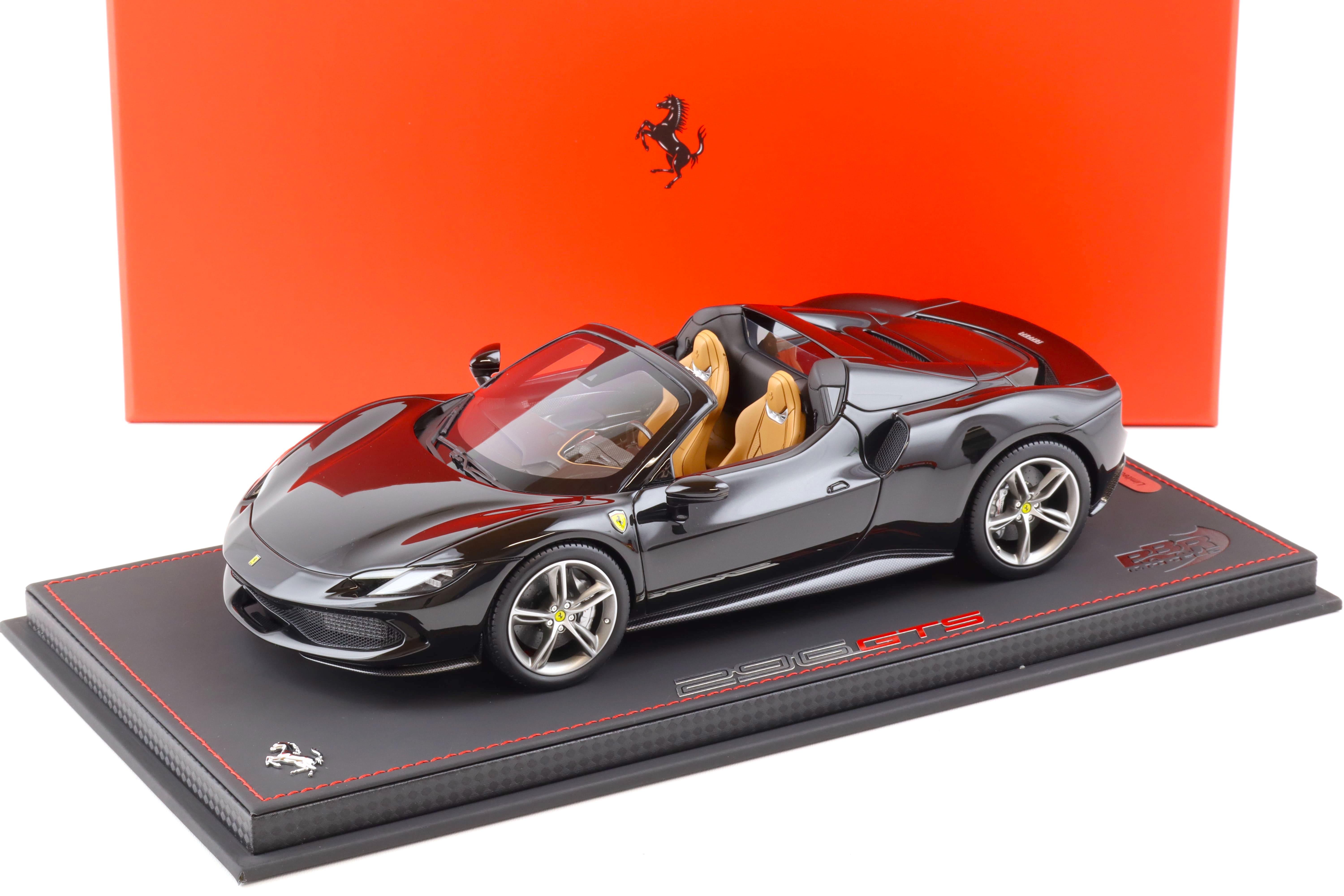 1:18 BBR Ferrari 296 GTS New Black Daytona - Limited 50 pcs.