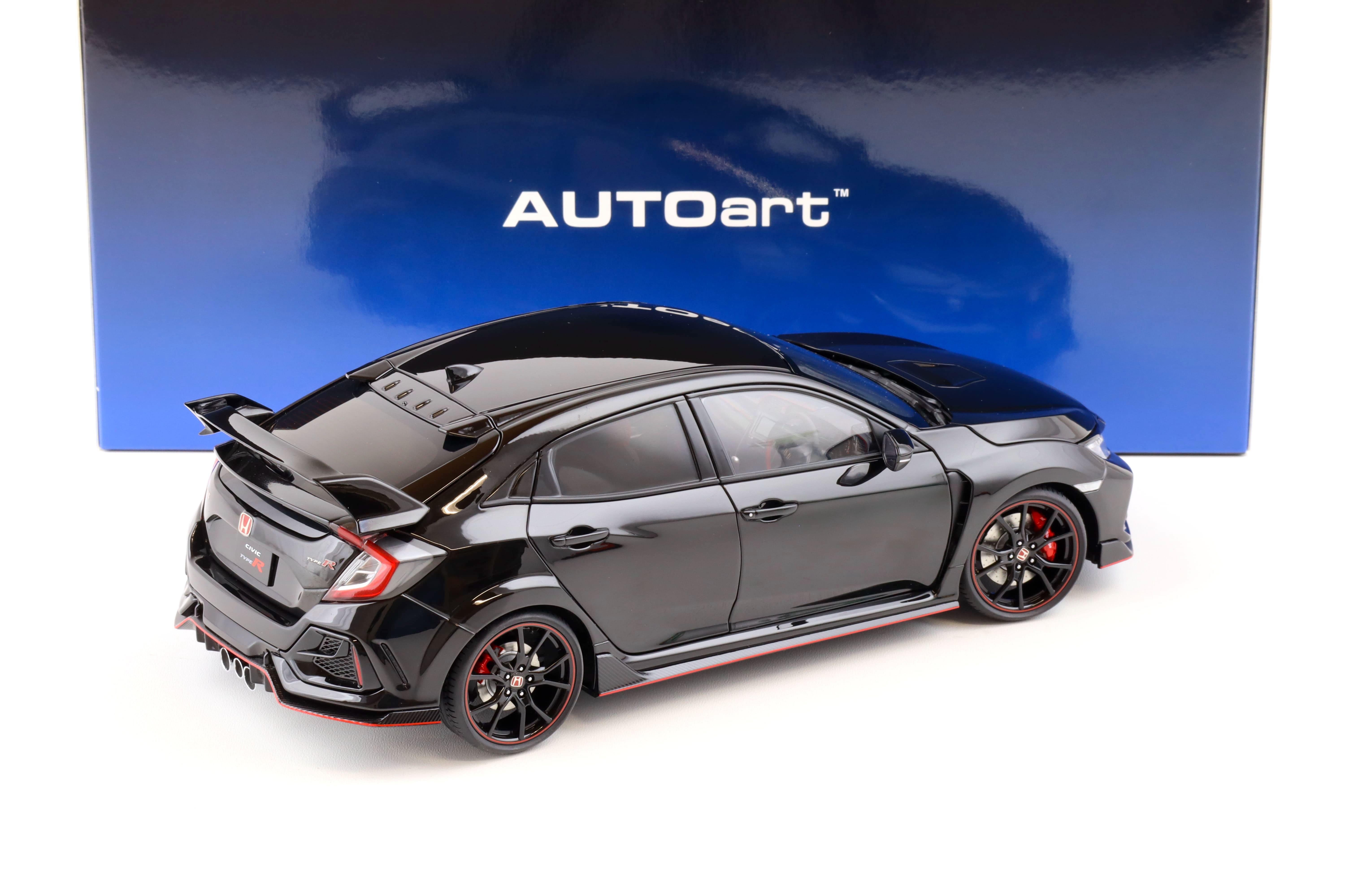 1:18 AUTOart Honda Civic Type R (FK8) 2021 Crystal black pearl 73222