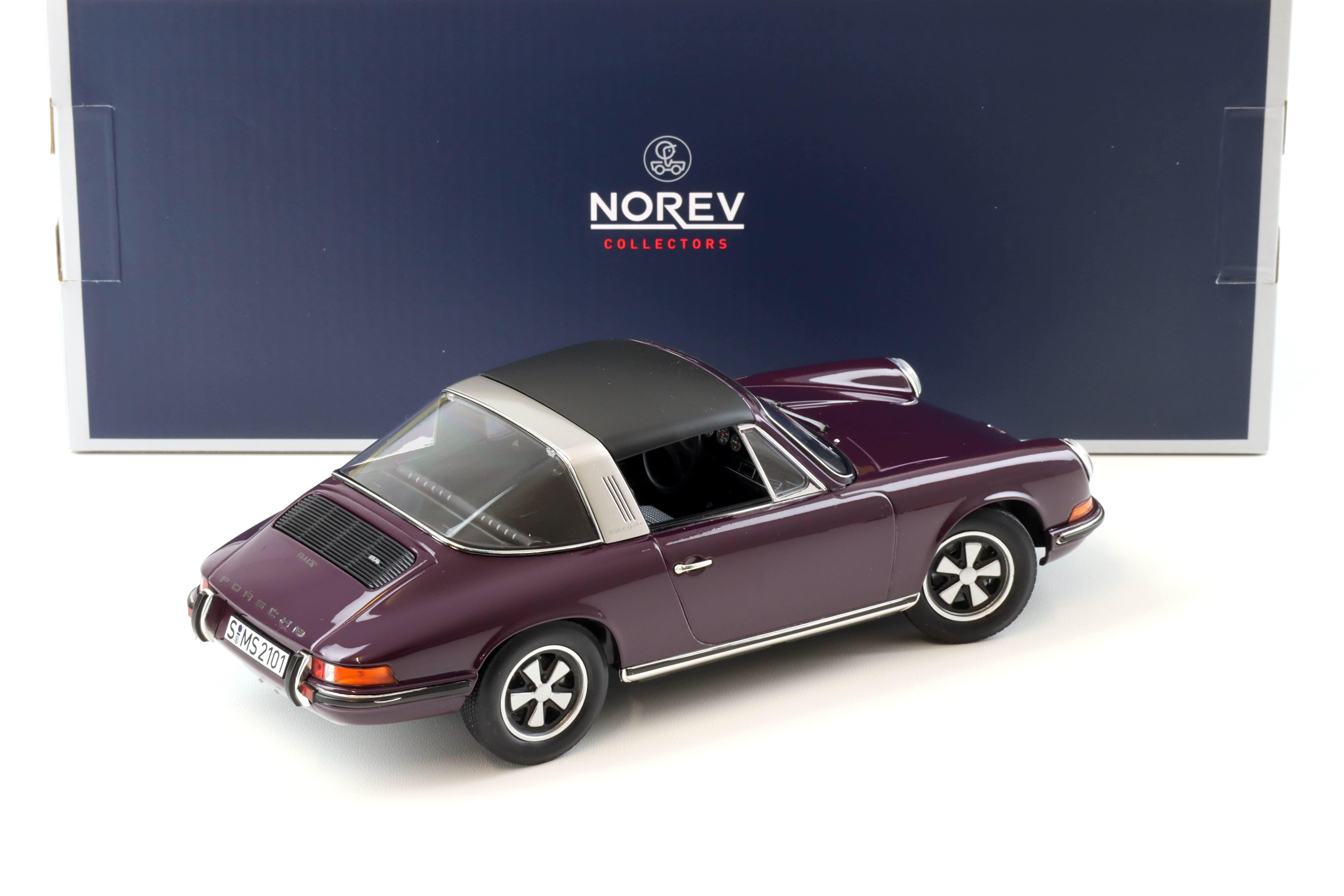 1:18 Norev Porsche 911 T Targa 2.4 Violet 1971