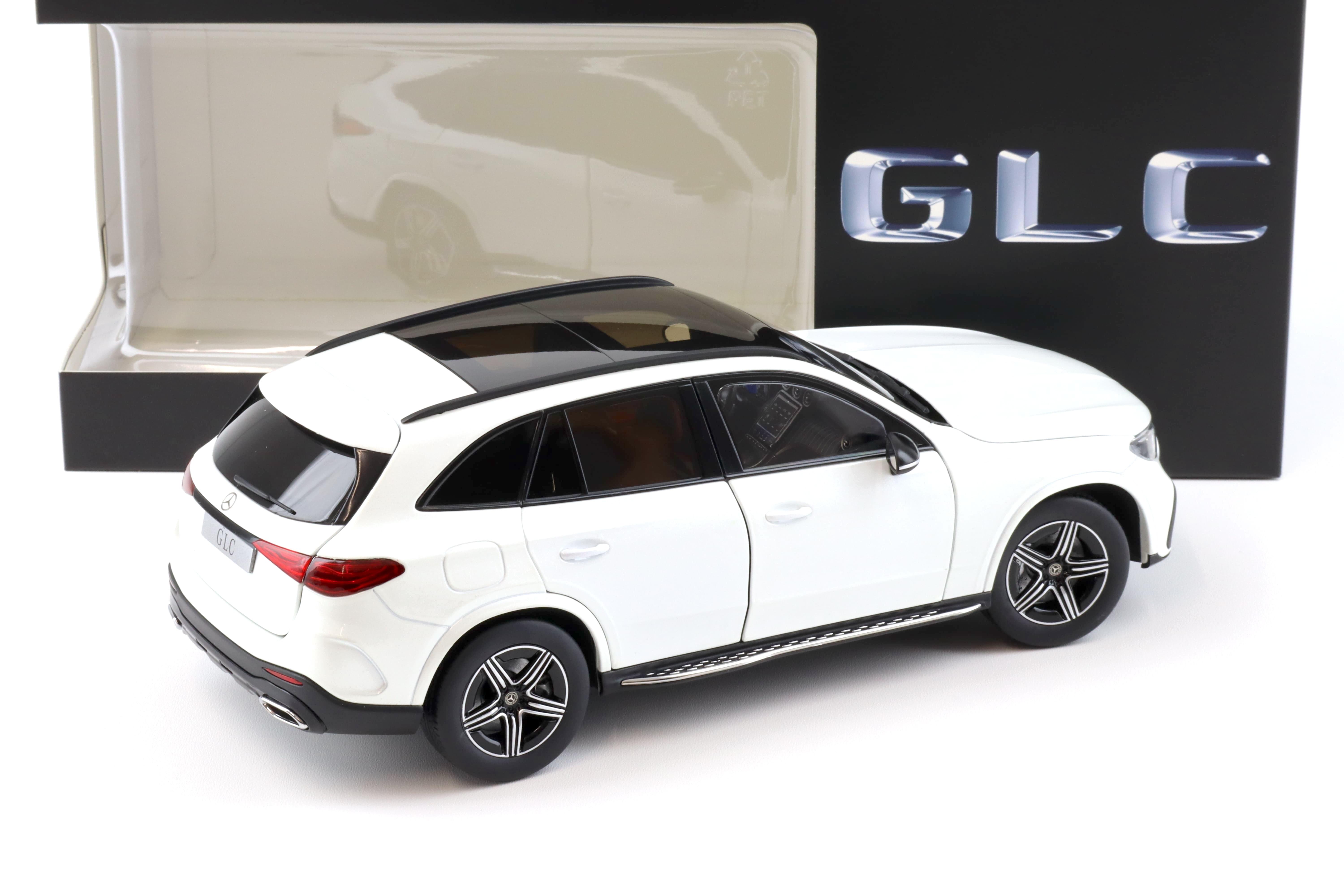 1:18 iScale Mercedes GLC AMG Line X254 SUV 2024 opalithe white bright DEALER VERSION