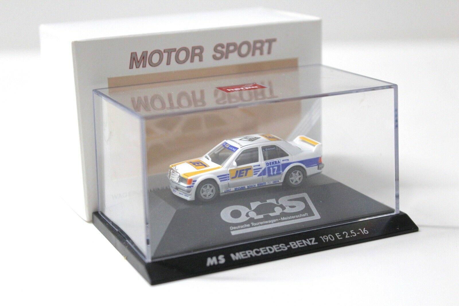 1:87 Herpa MS Mercedes 190E 2.5-16 JET Ommen #17