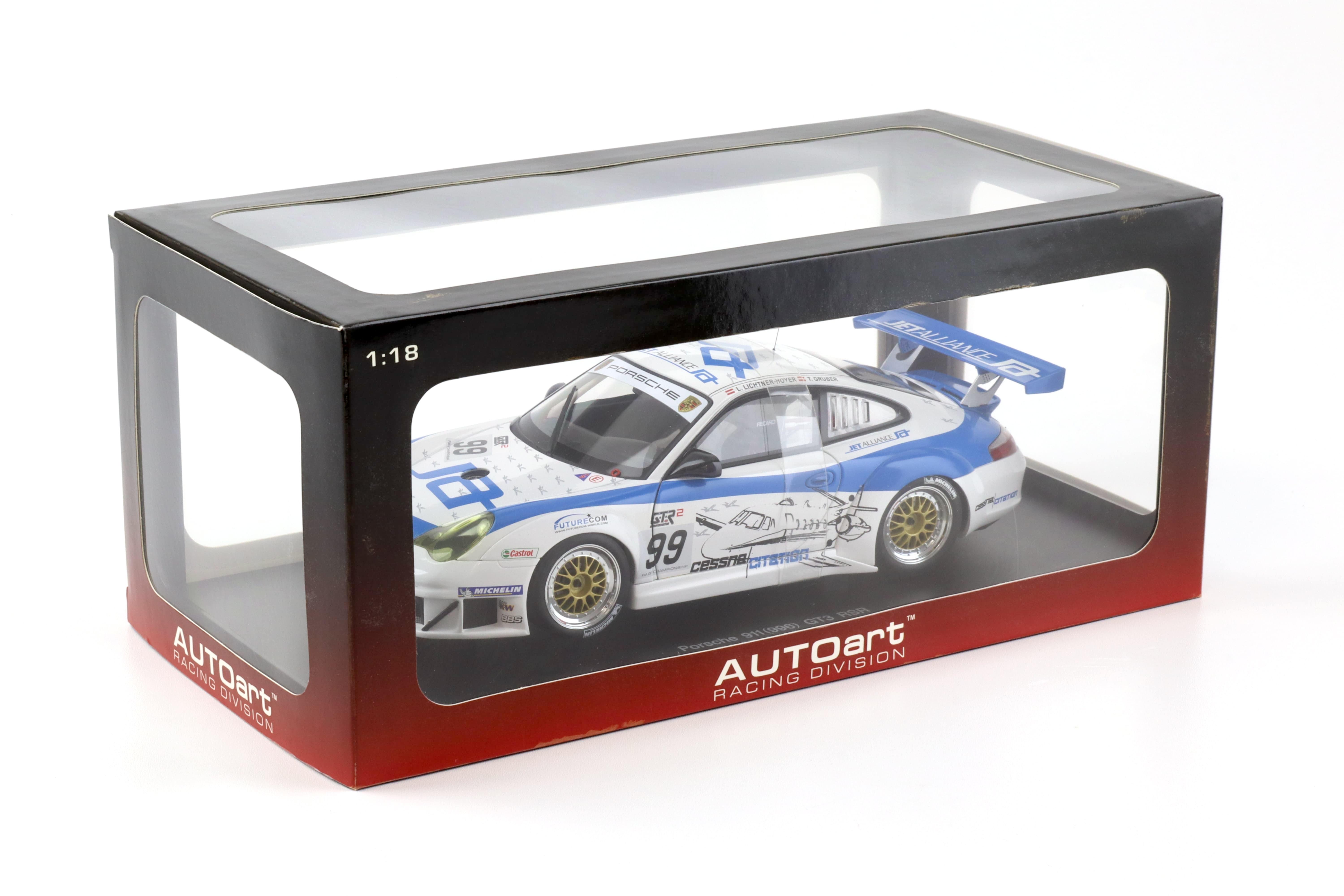 1:18 AUTOart Porsche 911 (996) GT3 RSR FIA GT Mugello 2006 #99 Gruber 80672