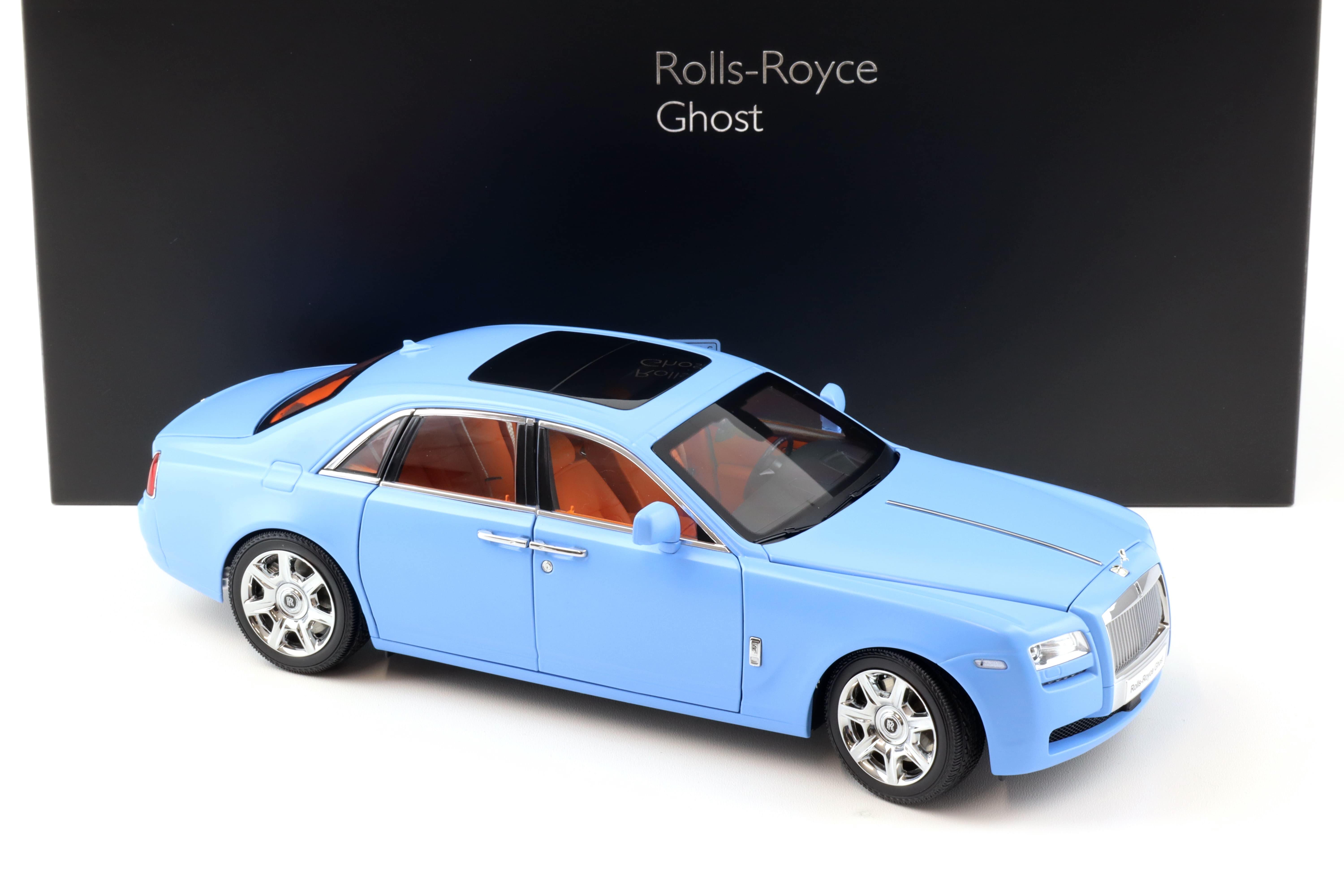 1:18 Kyosho Rolls Royce Ghost 2009 light blue matt KS08802LB