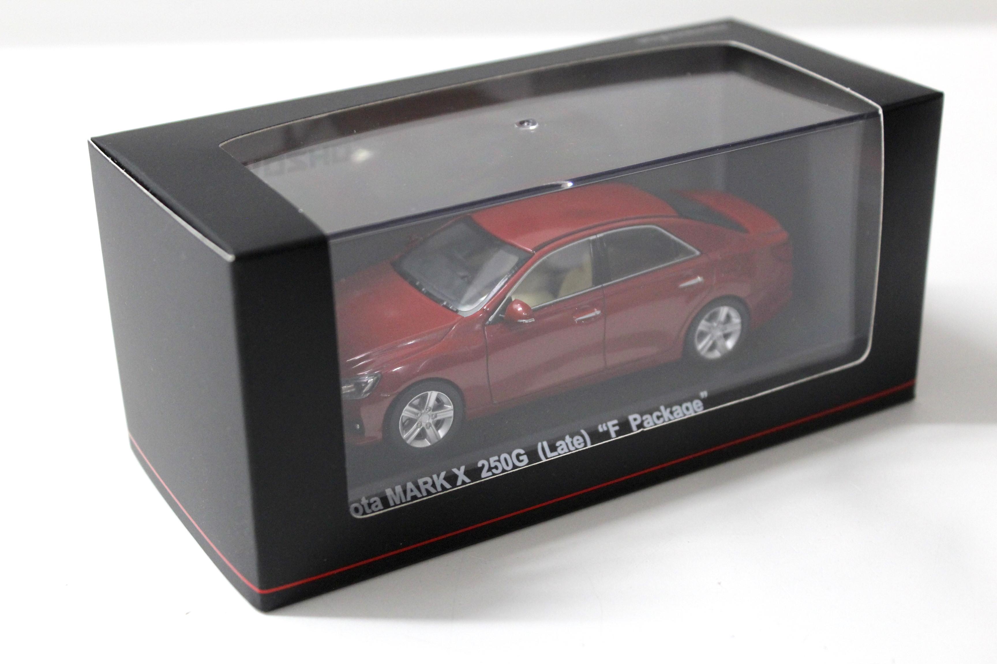 1:43 Kyosho Toyota MARK X 250G (Late) "F Package" Limousine red