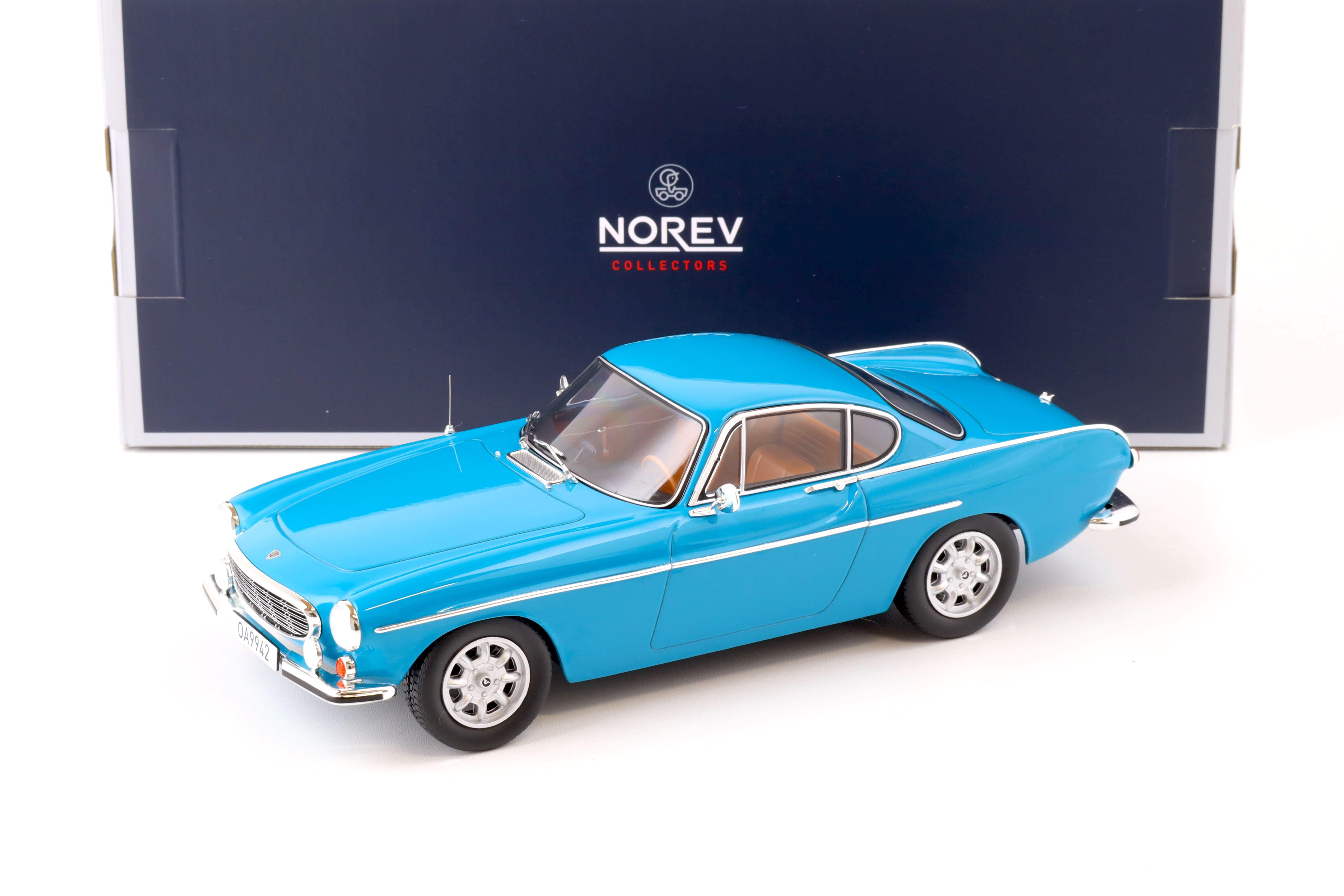 1:18 Norev Volvo 1800 S Coupe 1969 Medium blue 188702