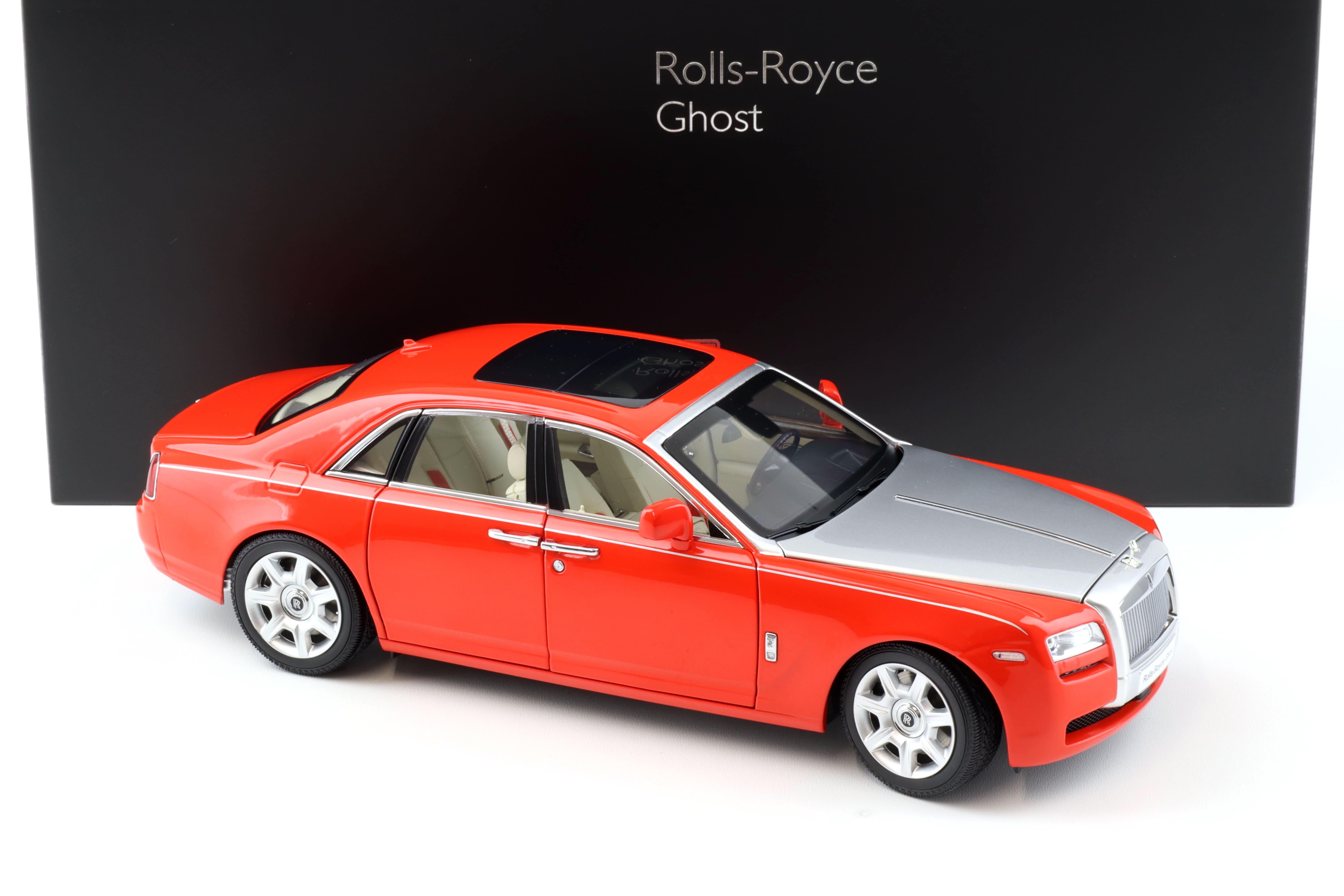 1:18 Kyosho Rolls Royce Ghost 2009 red/ silver KS08802RS