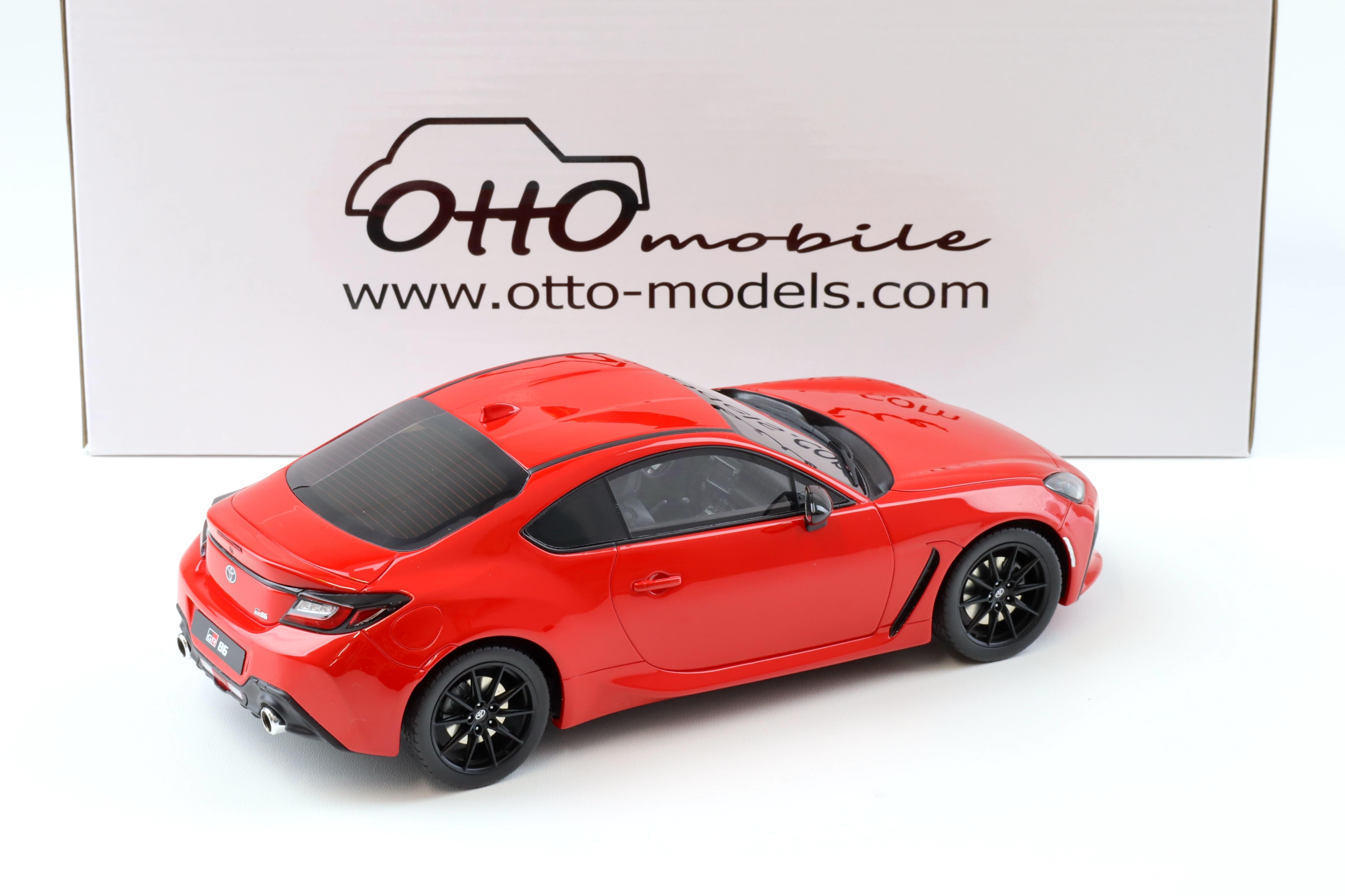 1:18 OTTO mobile OT470 Toyota GR86 Coupe 2022 Flaming red