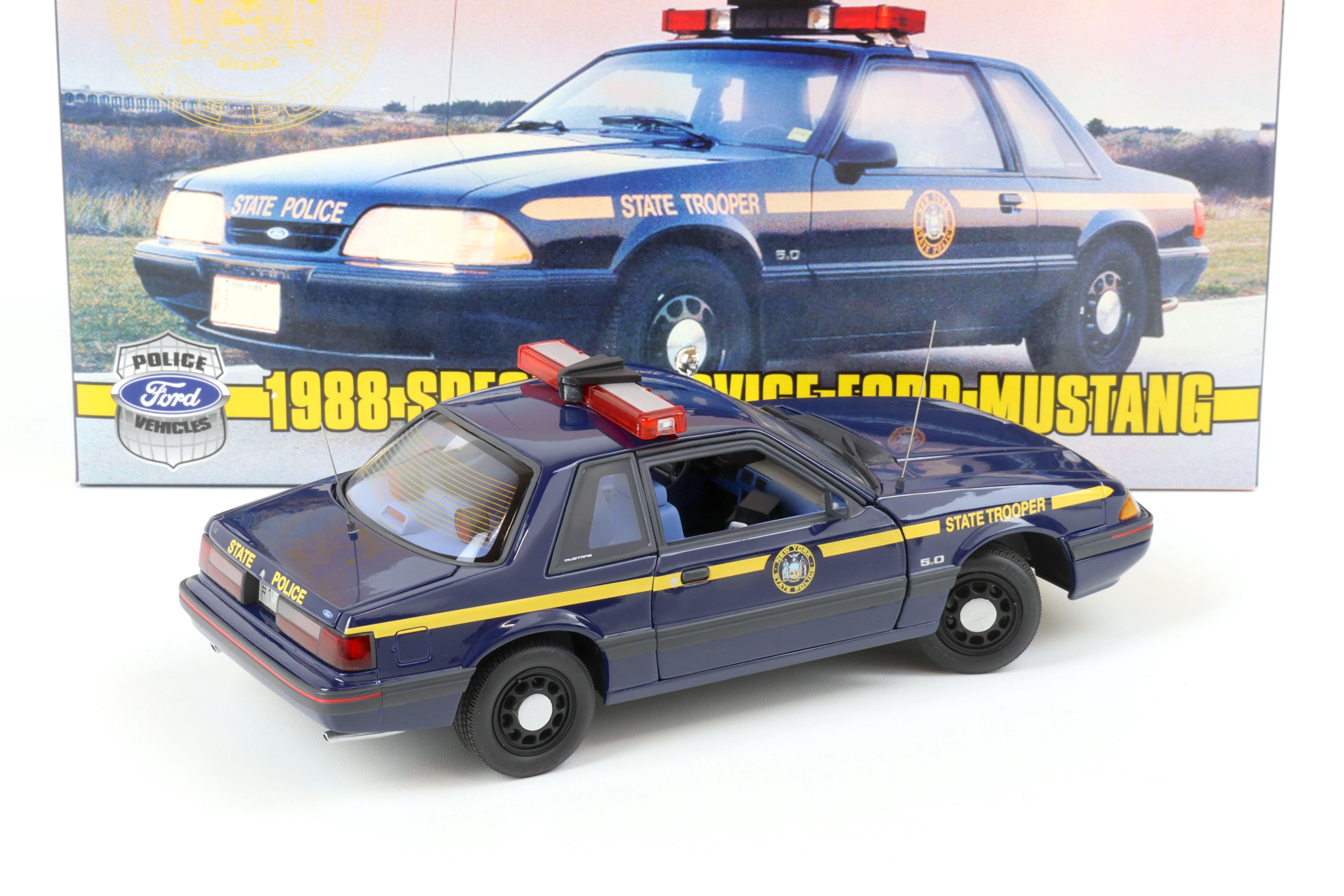 1:18 GMP 1988 Ford Mustang 5.0 Coupe New York State Police Special Service