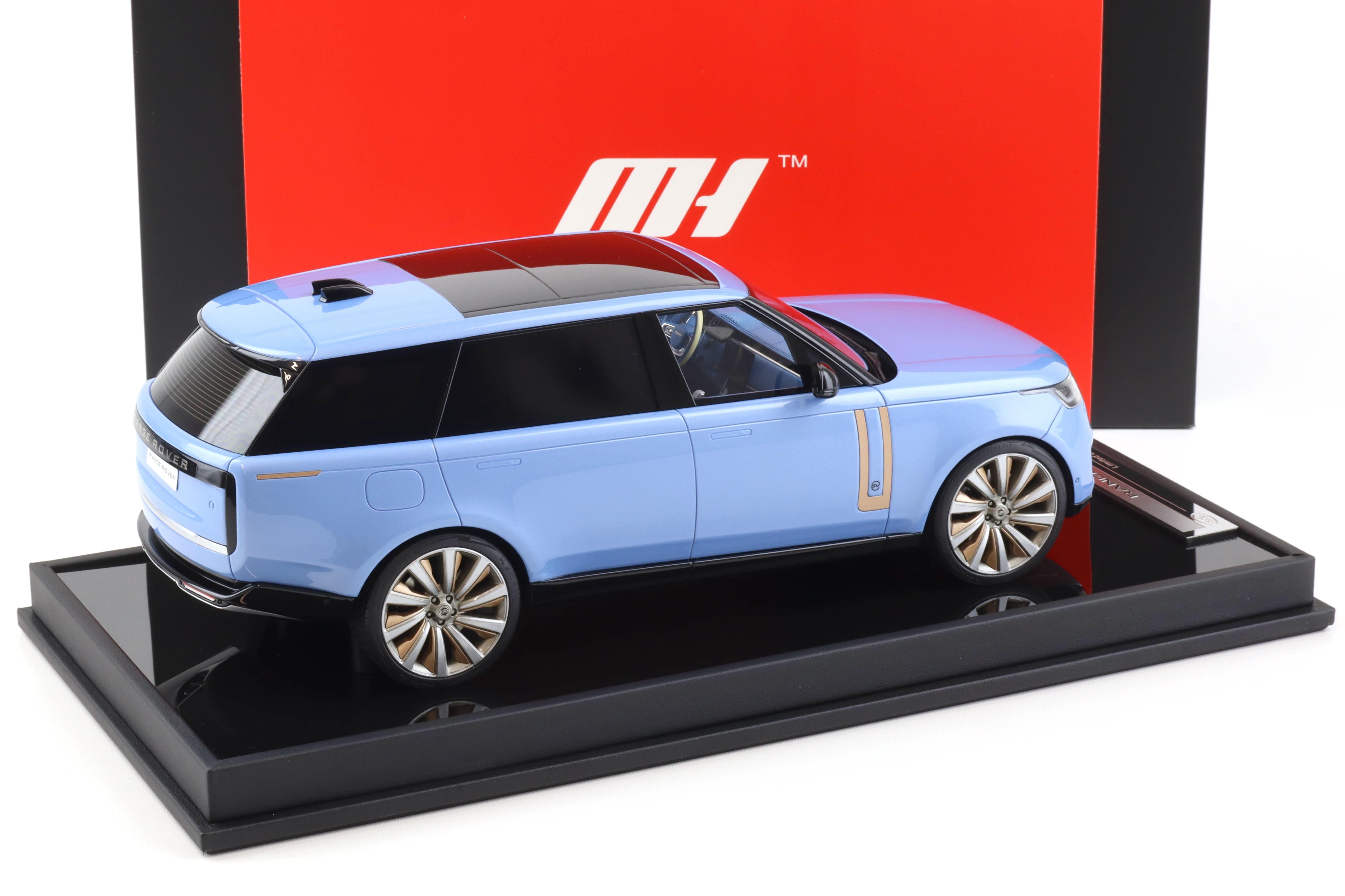 1:18 Motorhelix LCD Range Rover SV Autobiography 2023 light blue MH026LB