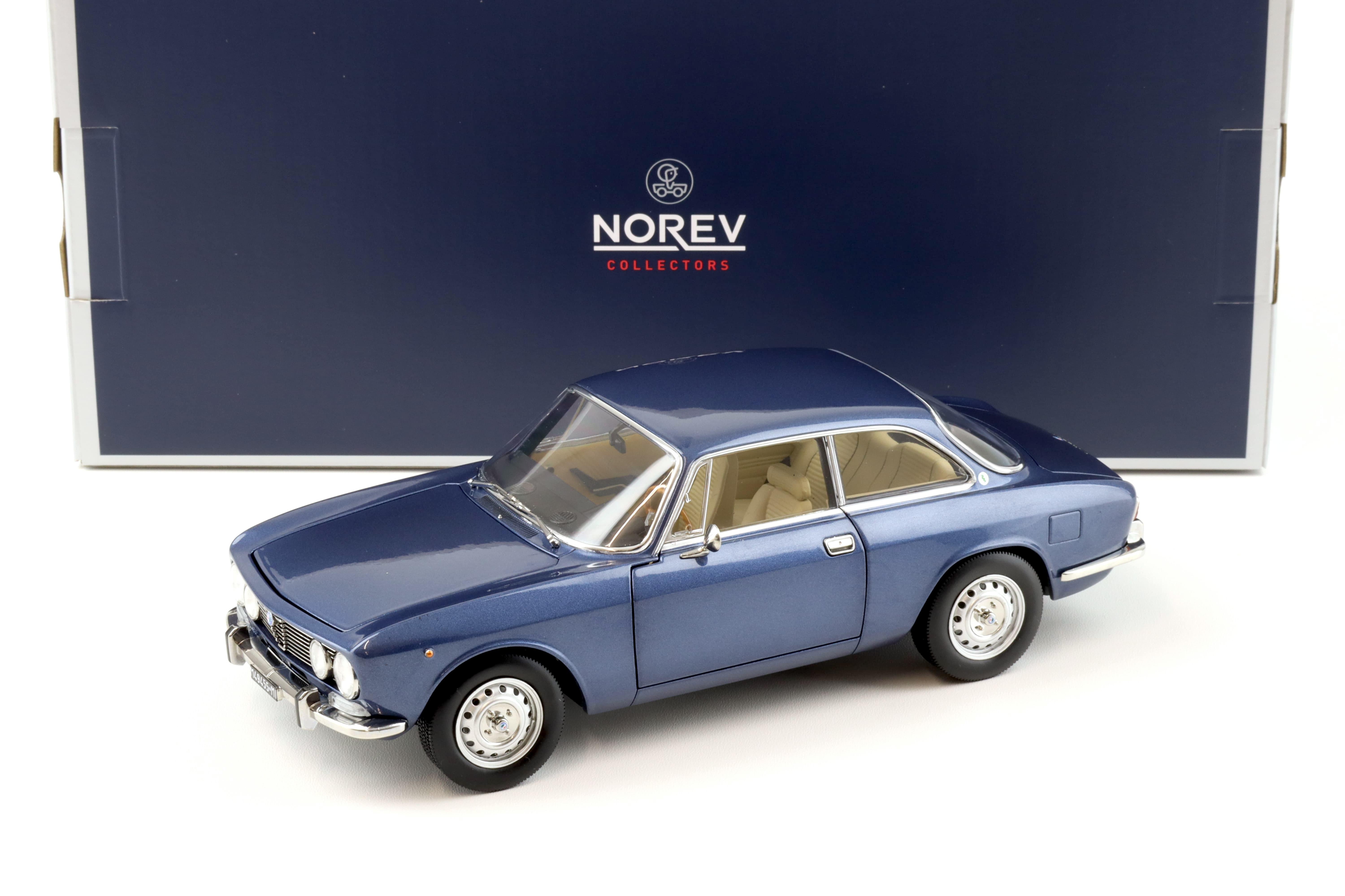 1:18 Norev Alfa Romeo 2000 GTV Coupe 1973 Blu Pervinca blue metallic - Limited 1000 pcs.