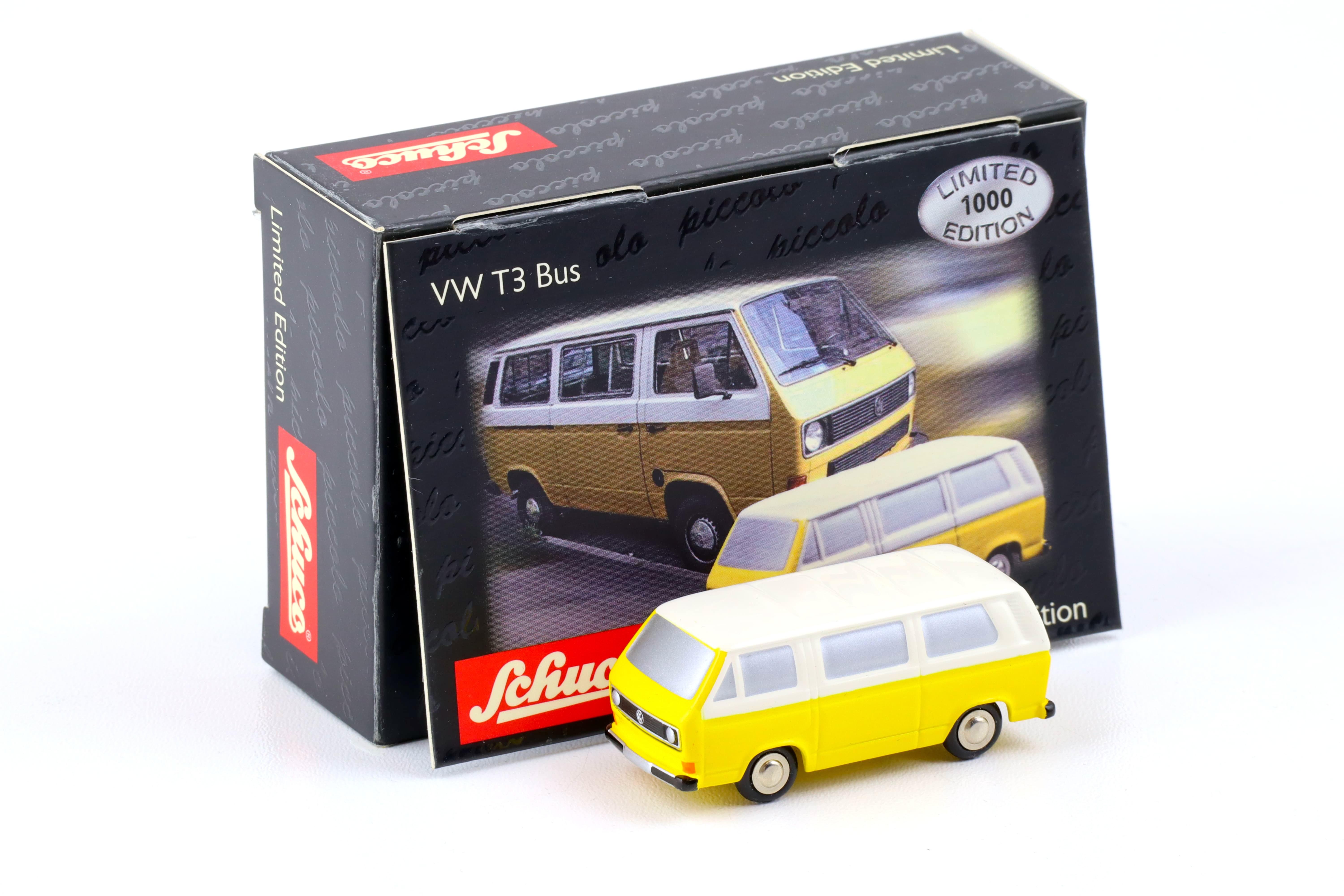 Schuco Piccolo VW T3 Bus Van yellow/ white