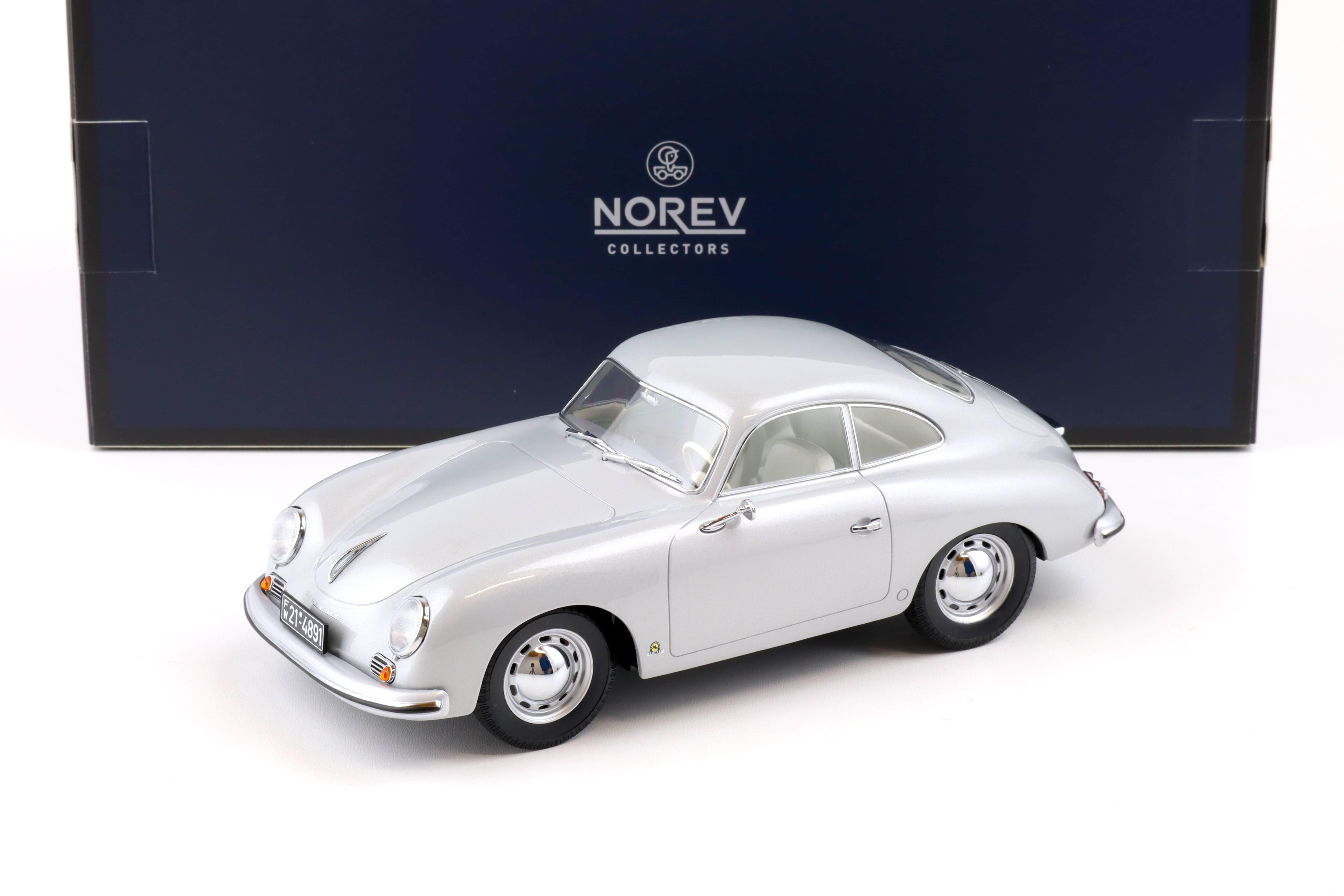 1:18 Norev Porsche 356 Coupe 1954 silver - Limited 400 pcs.