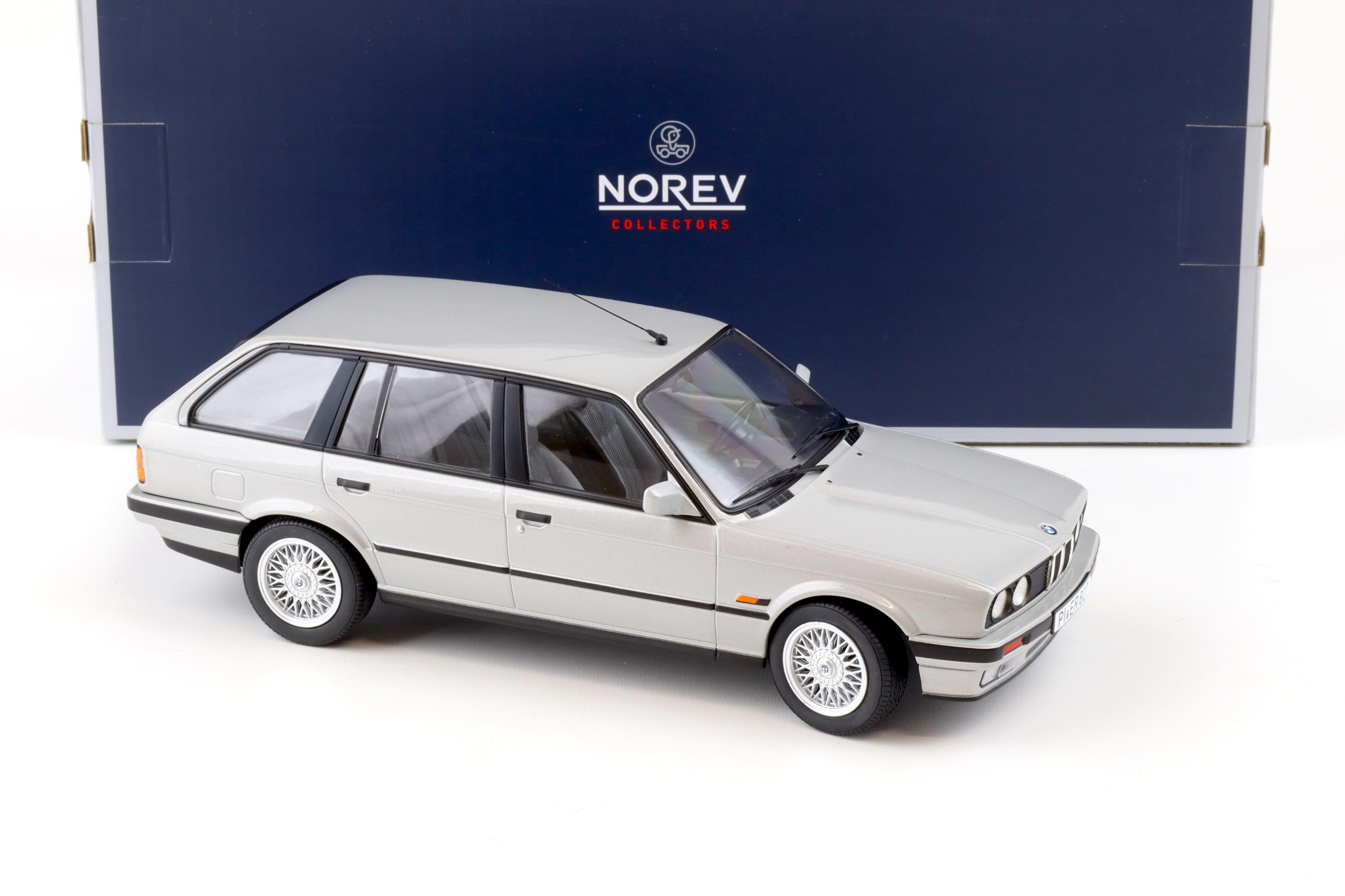 1:18 Norev BMW 325i Touring 3er E30 silver metallic 1991