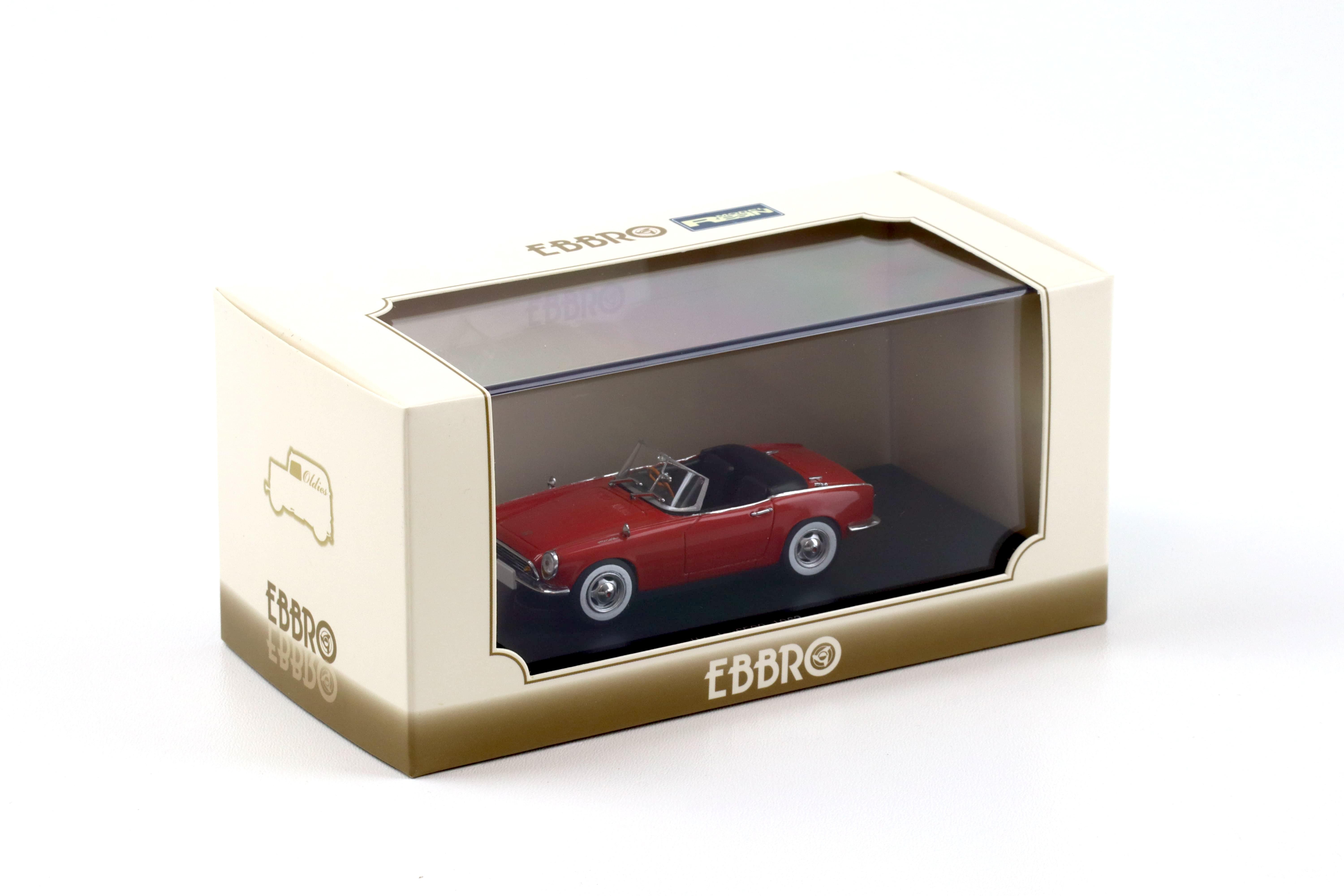 1:43 Ebbro Honda S500 Cabrio 1963 red