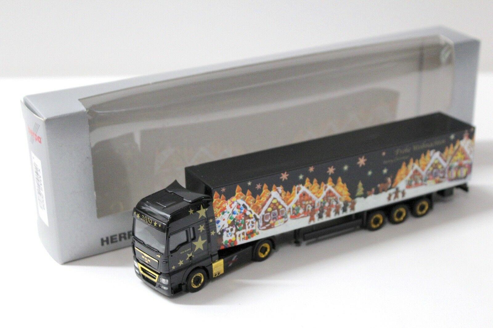 1:87 Herpa MAN TGX XXL Koffer-SZ "Weihnachten 2009" 